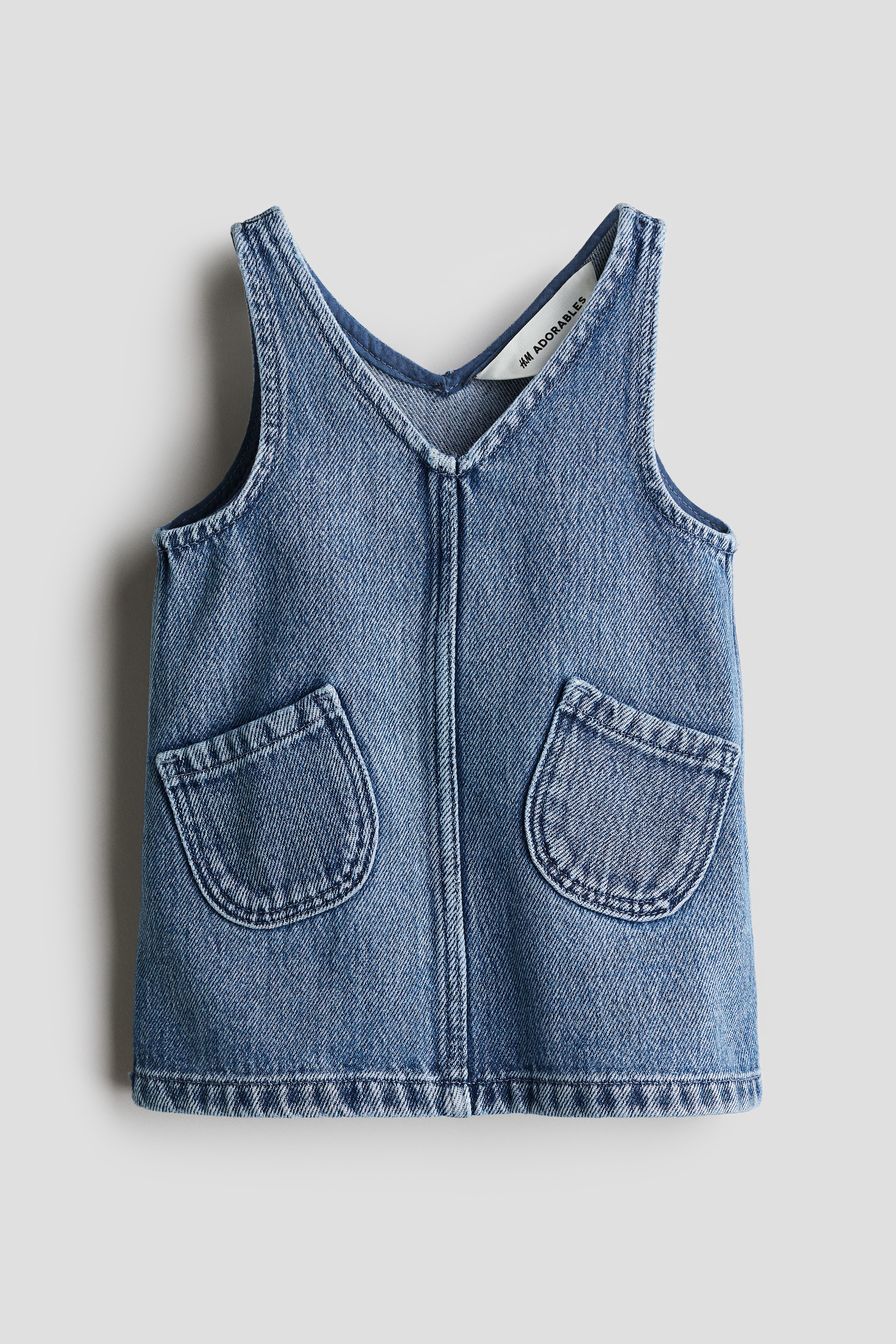h&m denim pinafore dress Denim blue Denim pinafore dress for kids