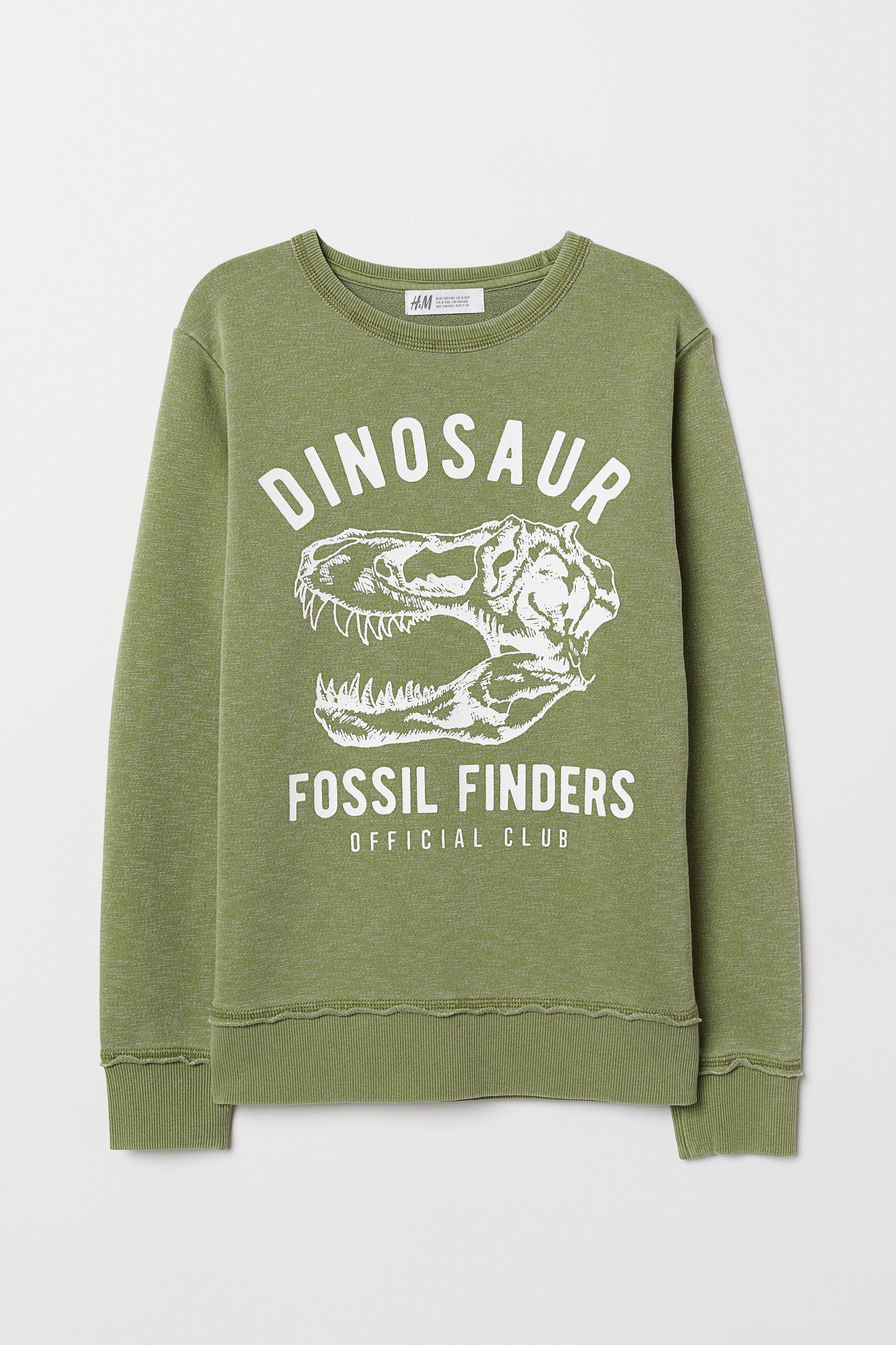 Sweatshirt with Printed Design