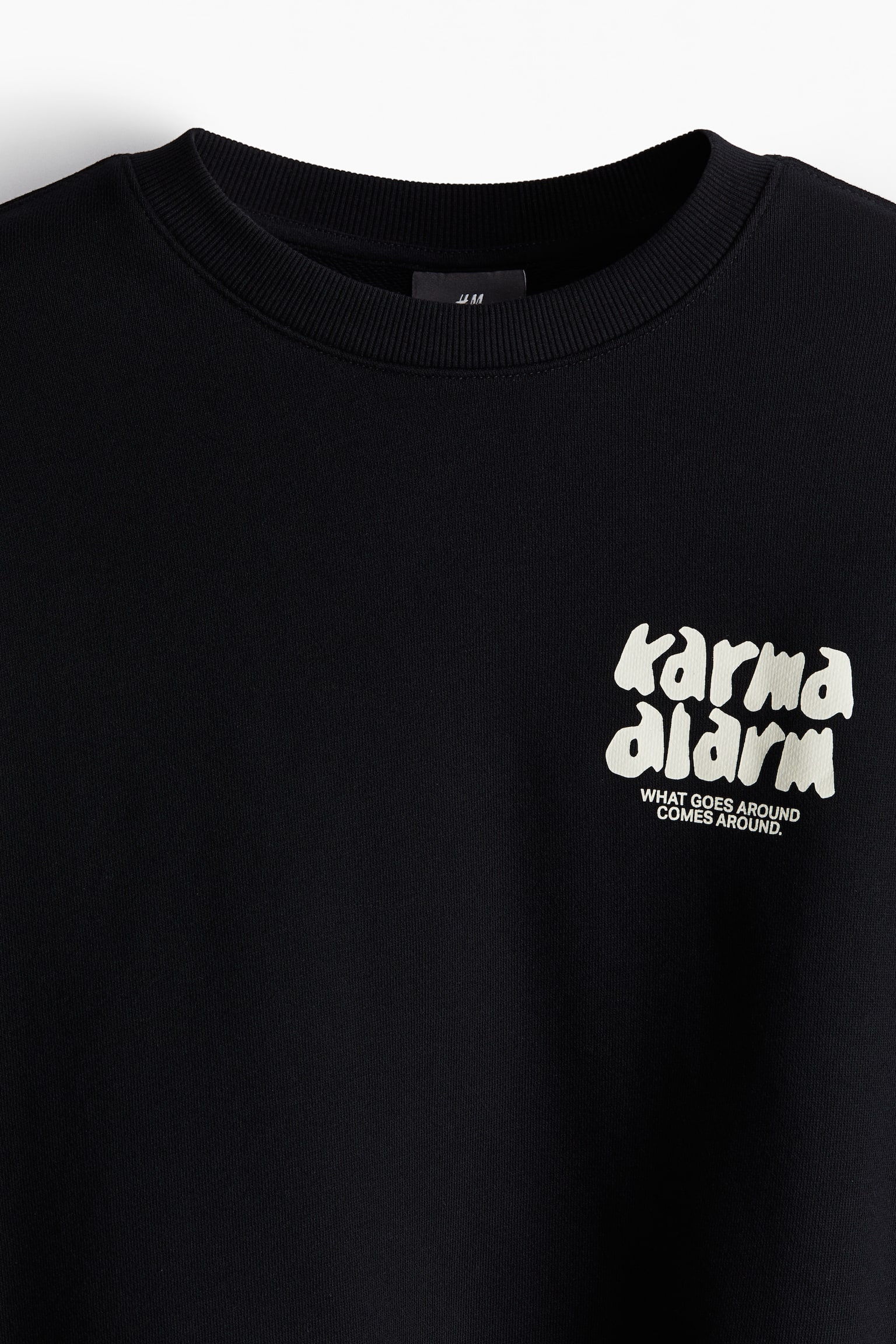 Oversized Fit Printed sweatshirt - Black/Karma Alarm/Black/Premio/Cream/Houseplants/Black/Feeling Fragile - 3