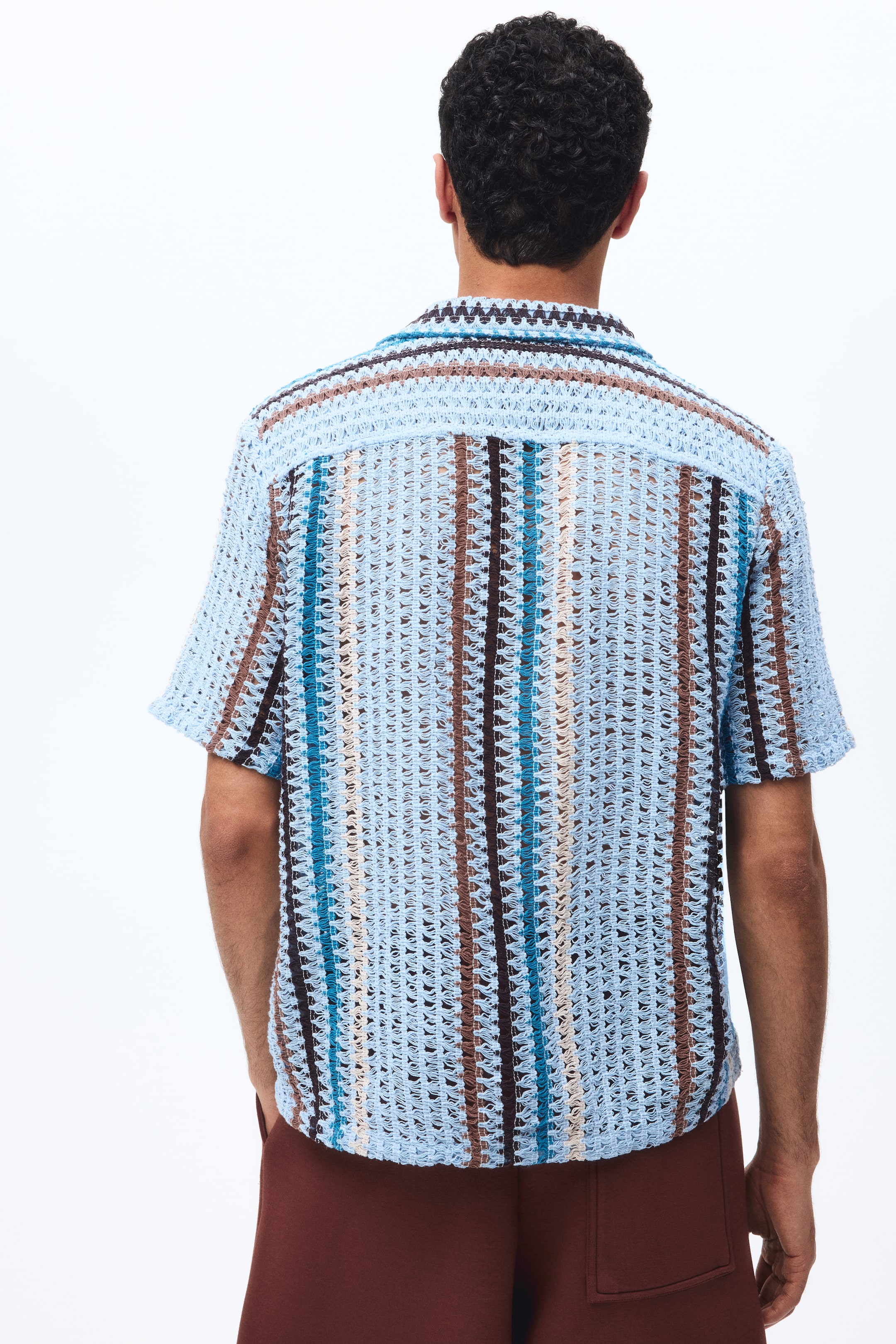 Regular-Fit Textured-Knit Resort Shirt