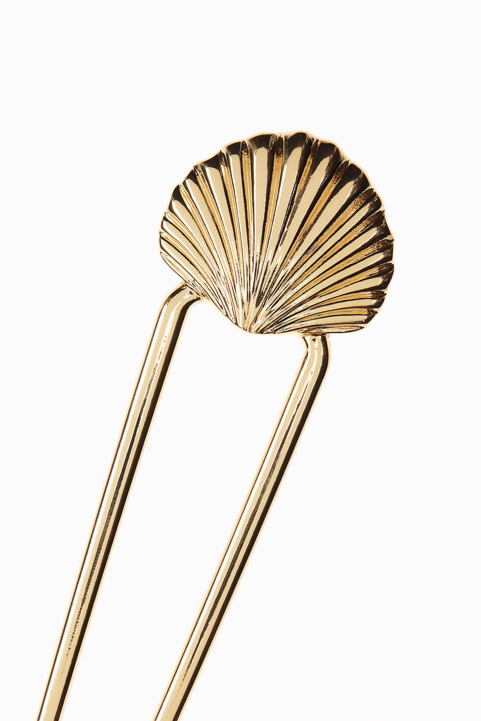 Seashell hair pin - Gold-coloured - 2