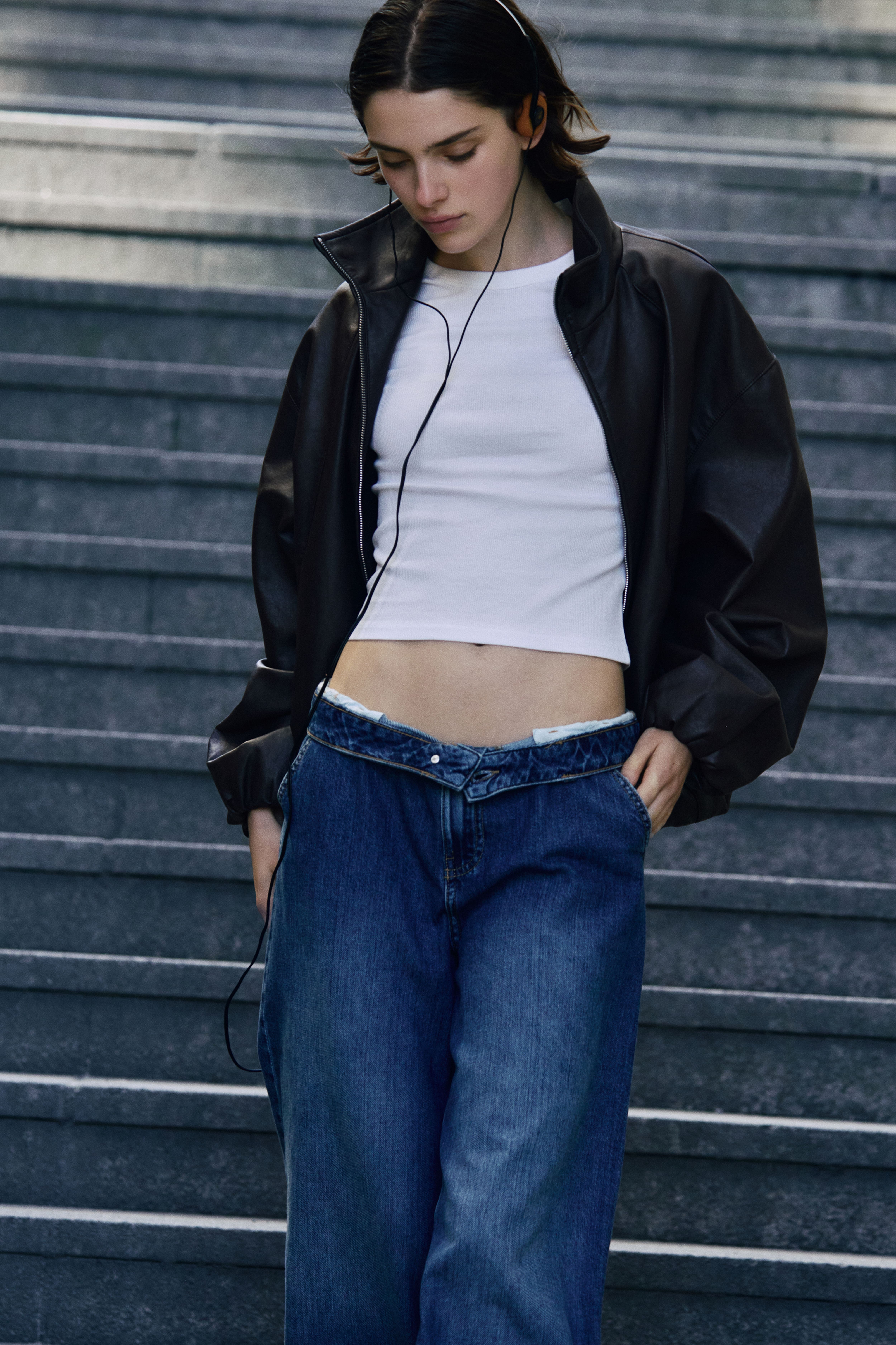 Wide Low Waist Jeans