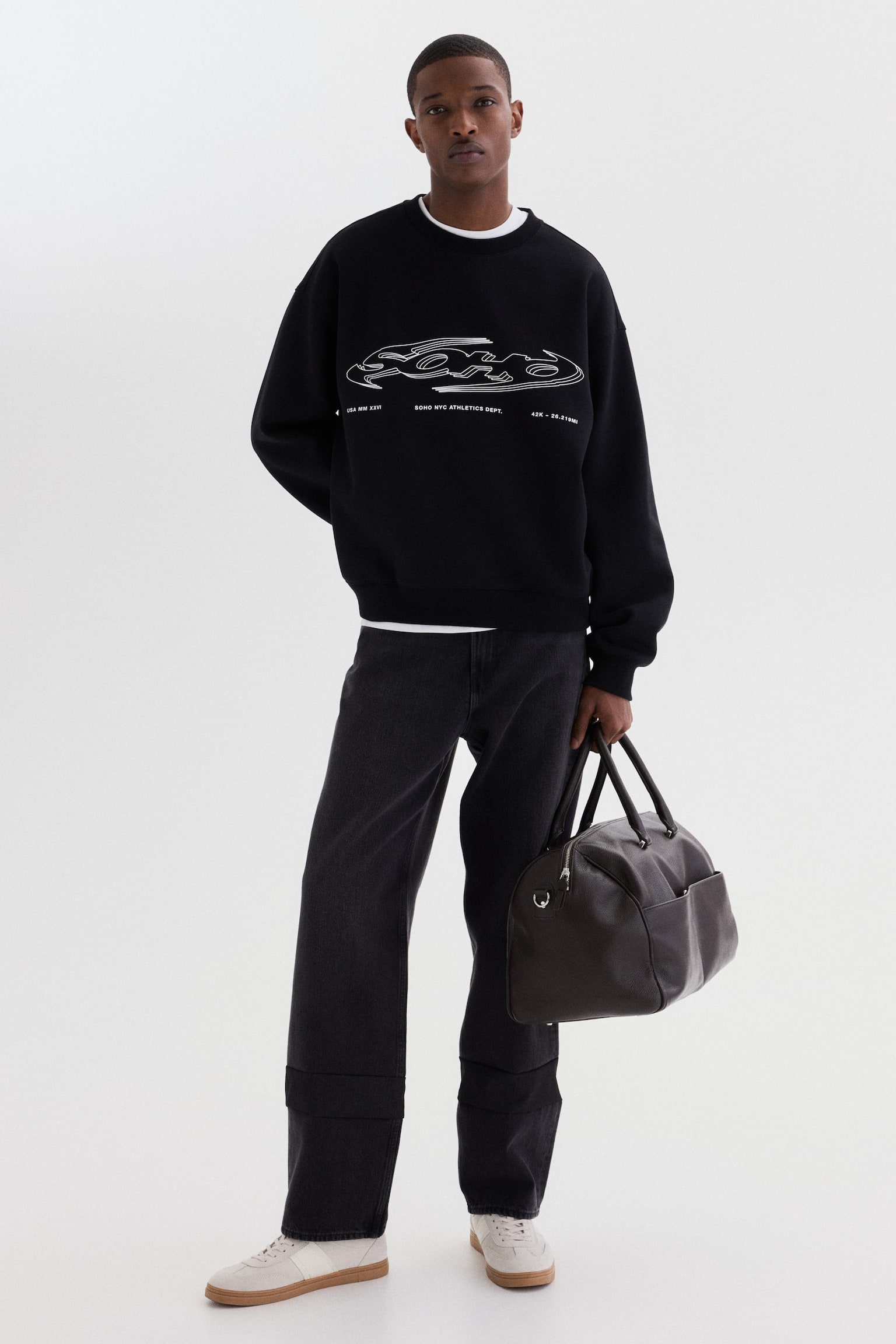 Sweat Loose Fit - Noir/Soho/Vert foncé/Soho NYC - 5