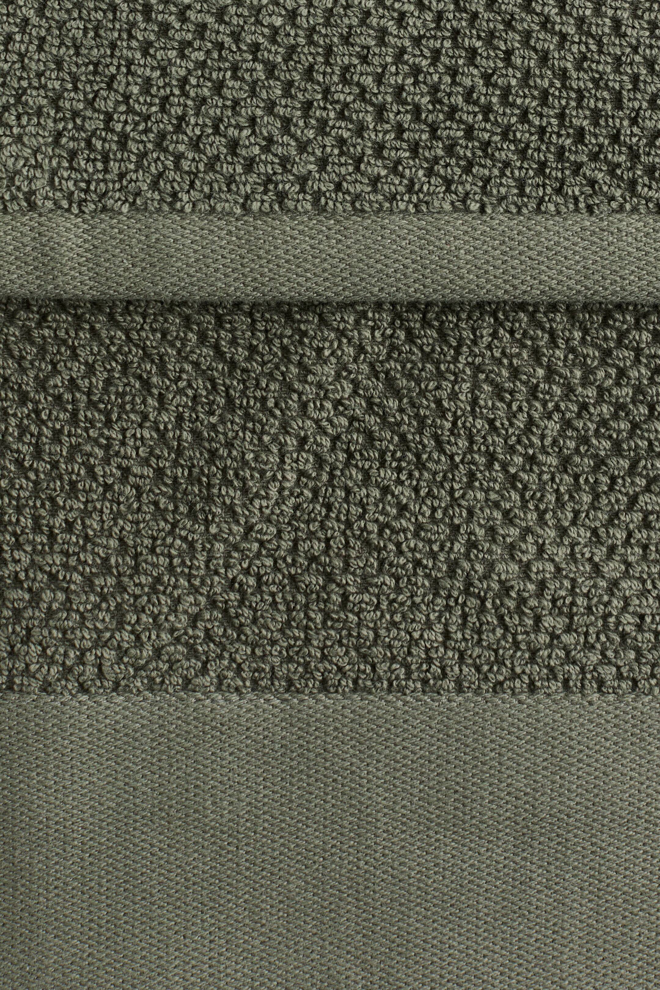 View larger image: Cotton terry bath towel - Dark green - Home All | H&M IN 4