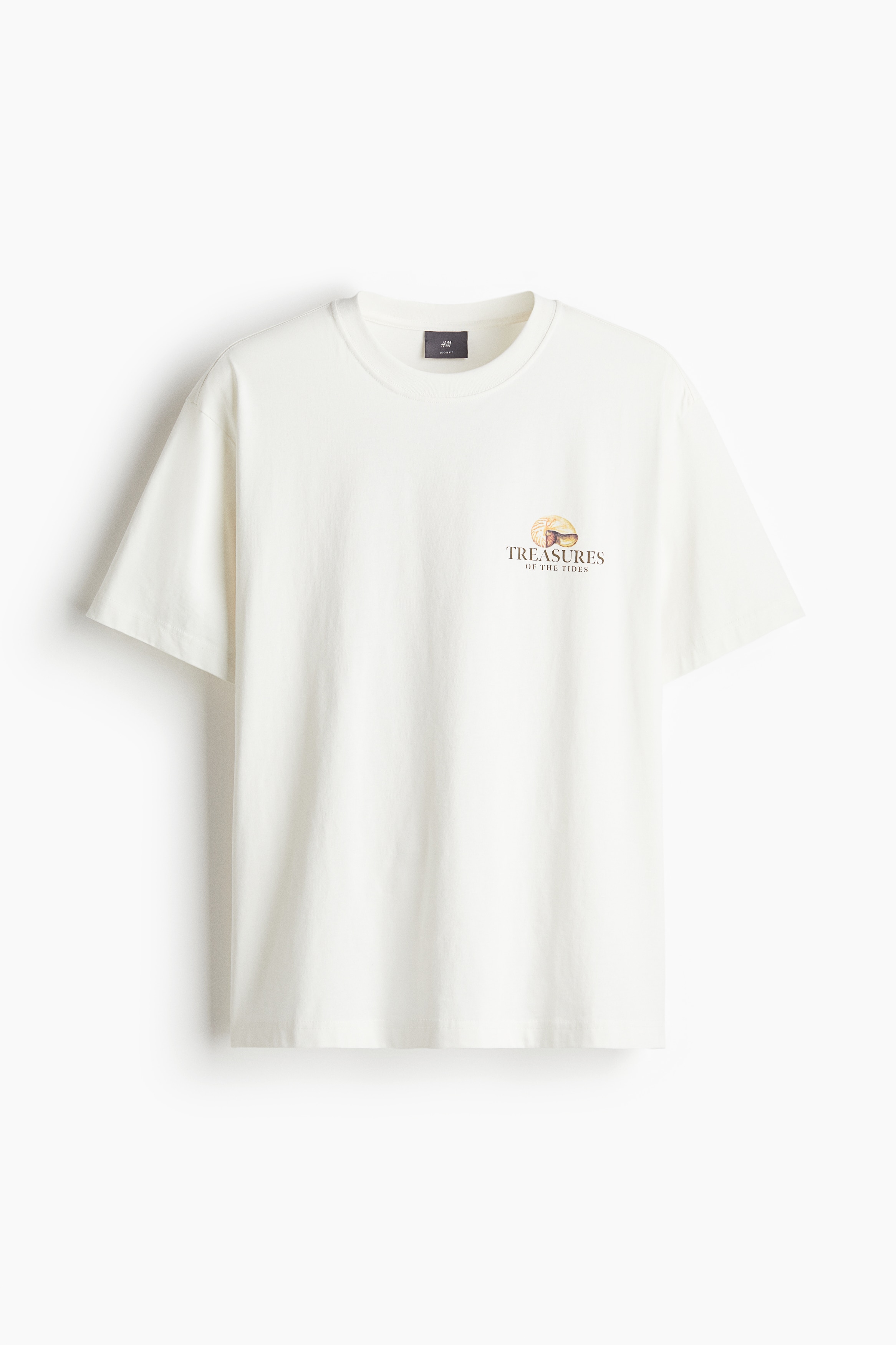 Bedrucktes T-Shirt in Loose Fit - Weiss/Muscheln/Hellblau/Confidence/White/Florida Golf Society/Weiss/Cafe Aloha/Hellblau/Non Redibit/Pfirsichrosa/Briefmarke/Schwarz/I'm Not in the Mood