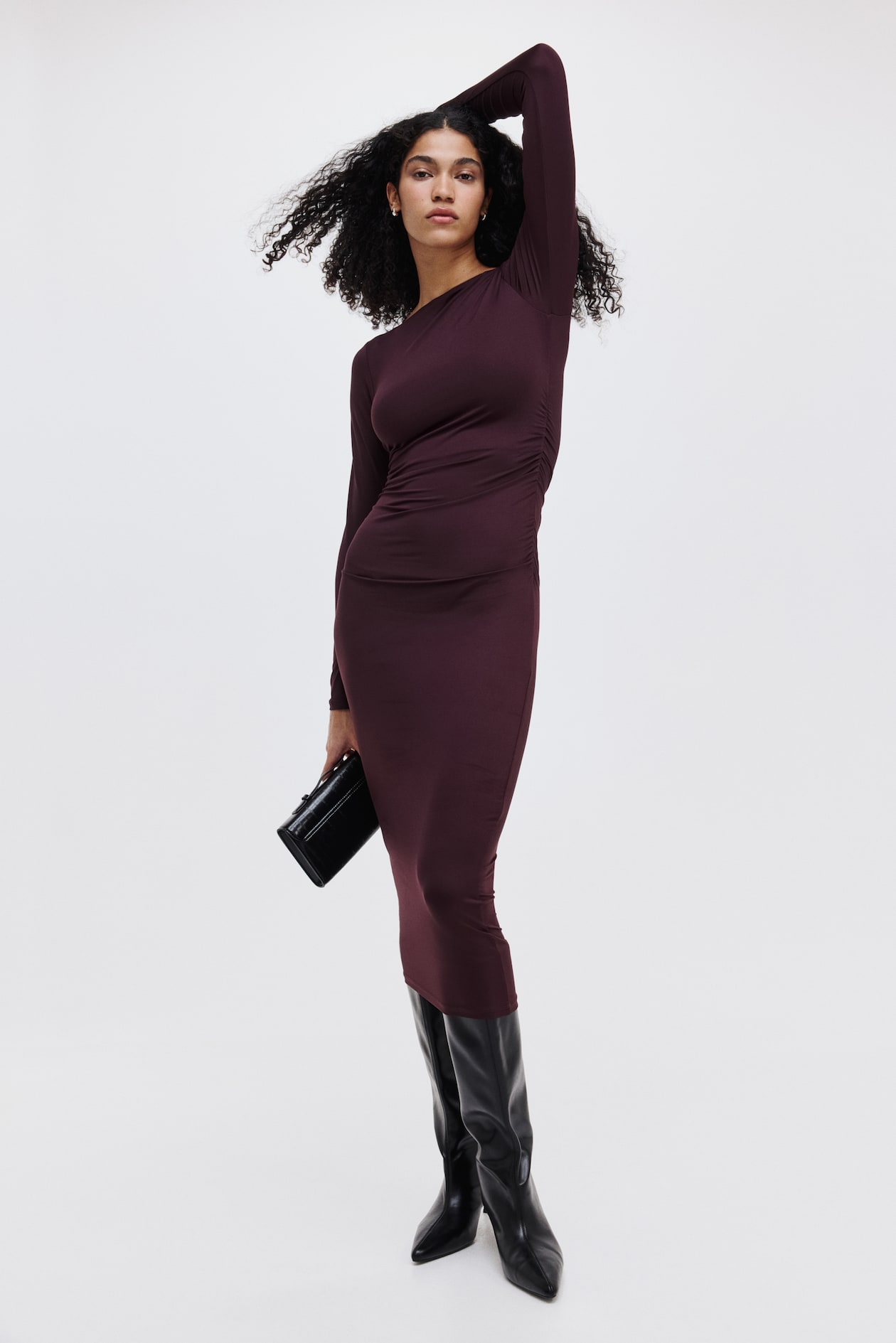 Draped Bodycon Dress - image 3