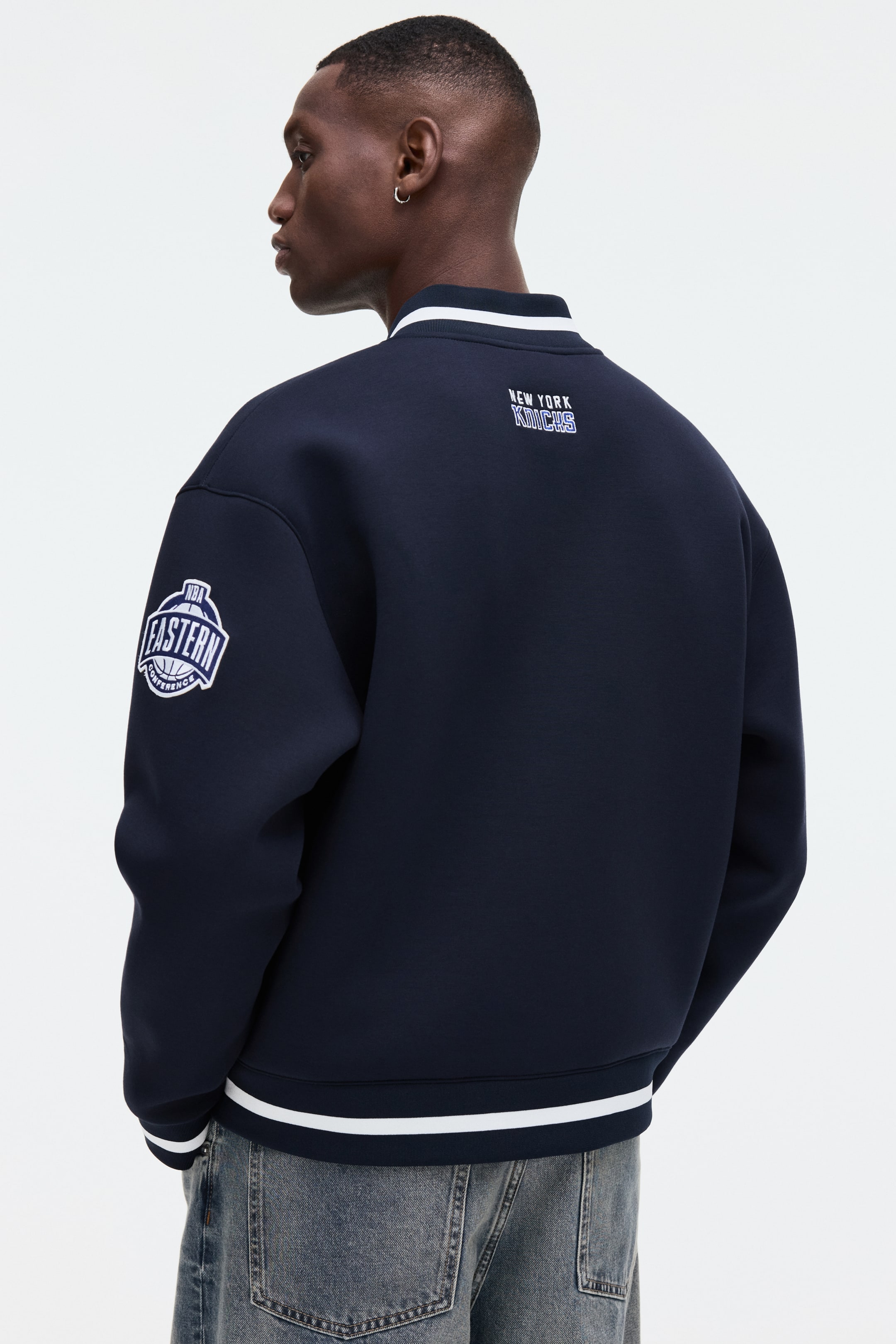 Loose-Fit Scuba Baseball Jacket