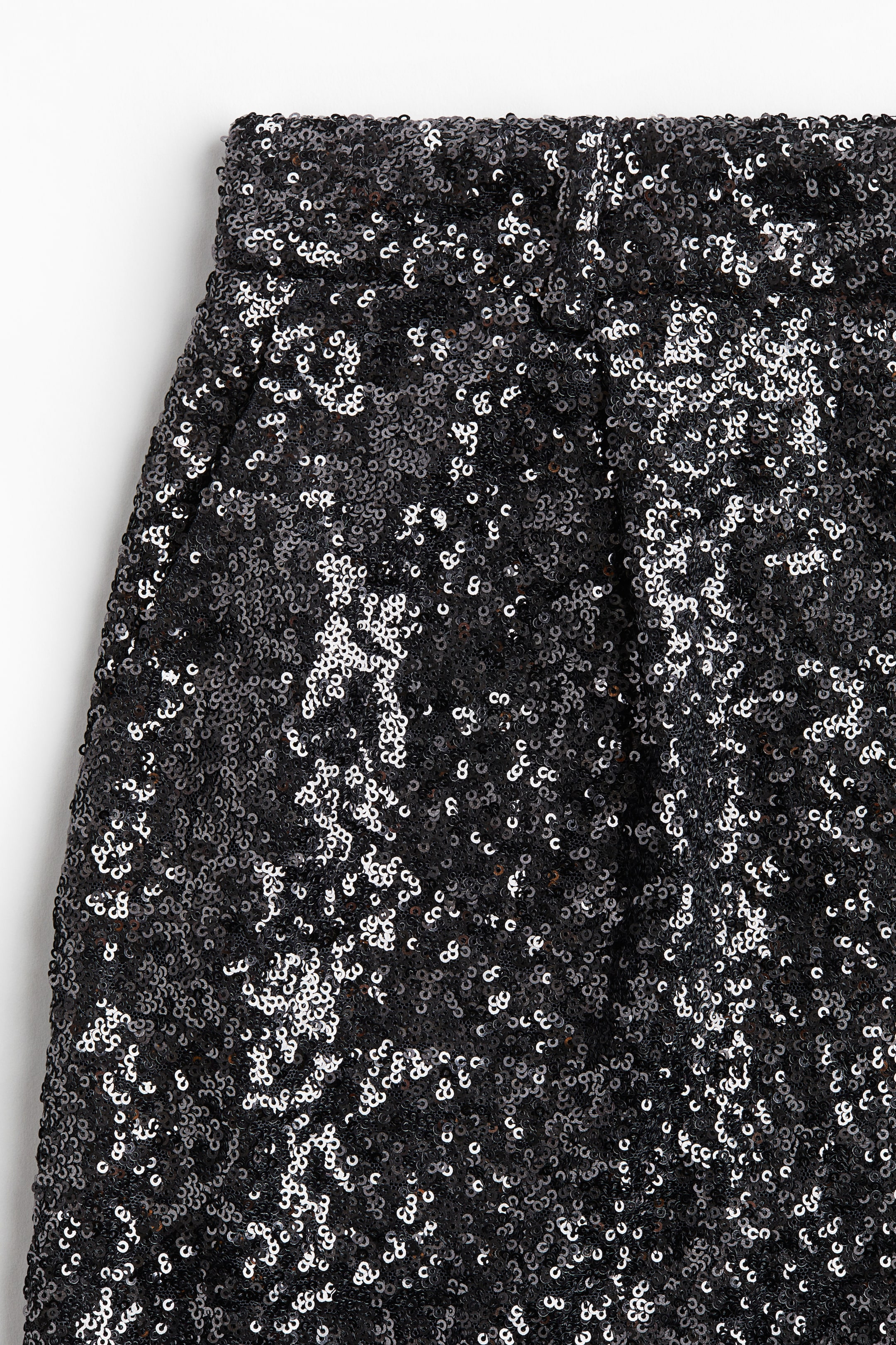 Sequined trousers - Dark grey/Silver-coloured - Ladies | H&M GB 8