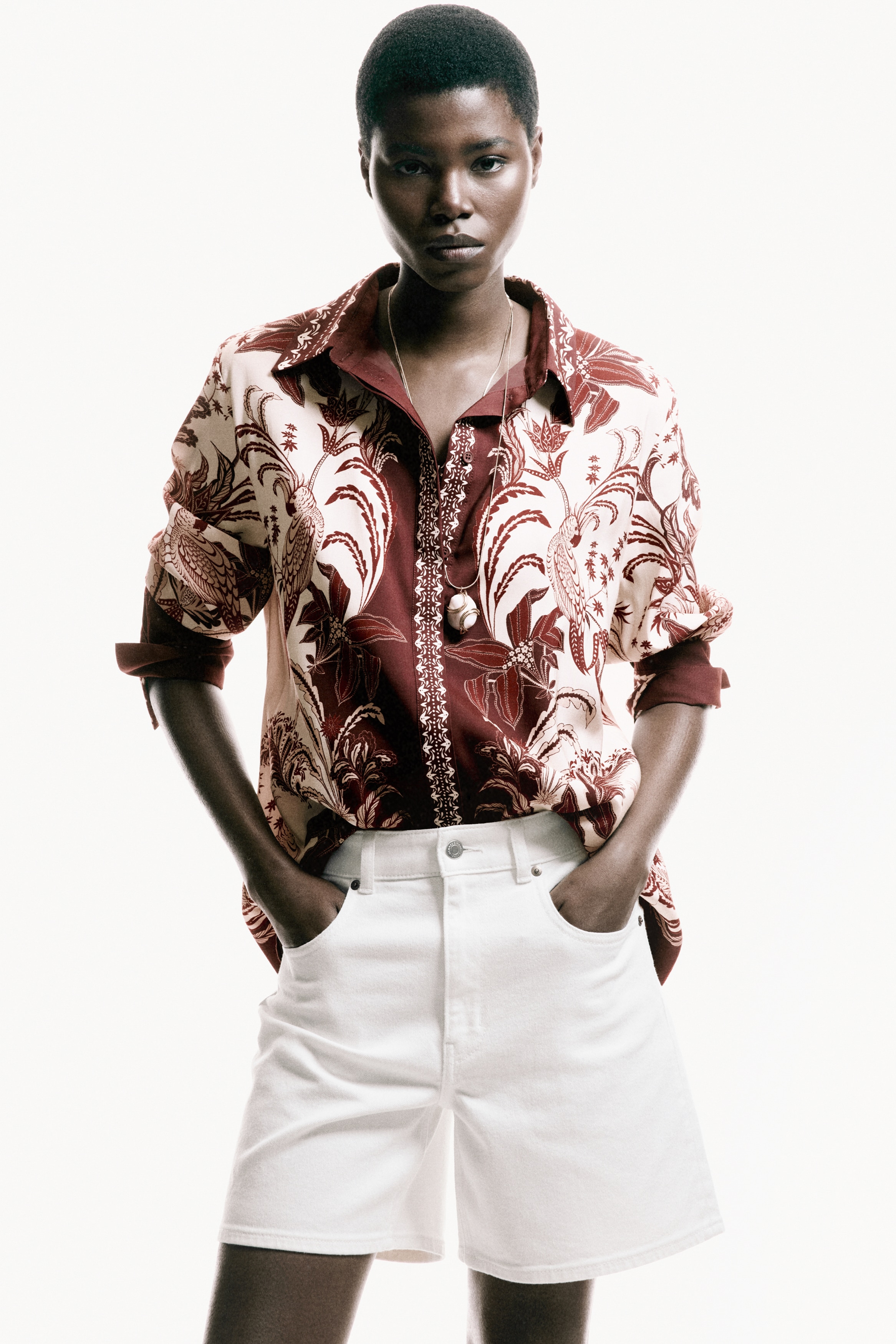 H&amp;M ERDEM パターンブラウス　シャツ ついに解禁！「ERDEM x H＆M」の全アイテムを一挙公開