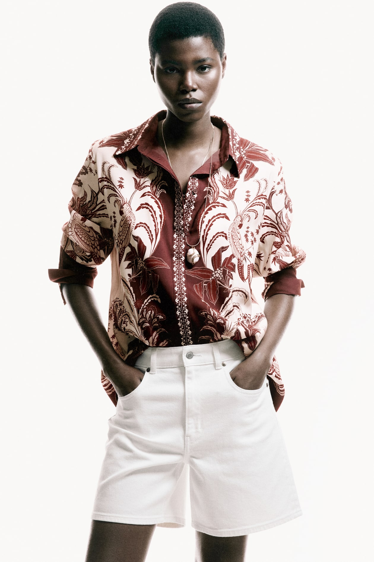 Oversized Printed Shirt - image 2