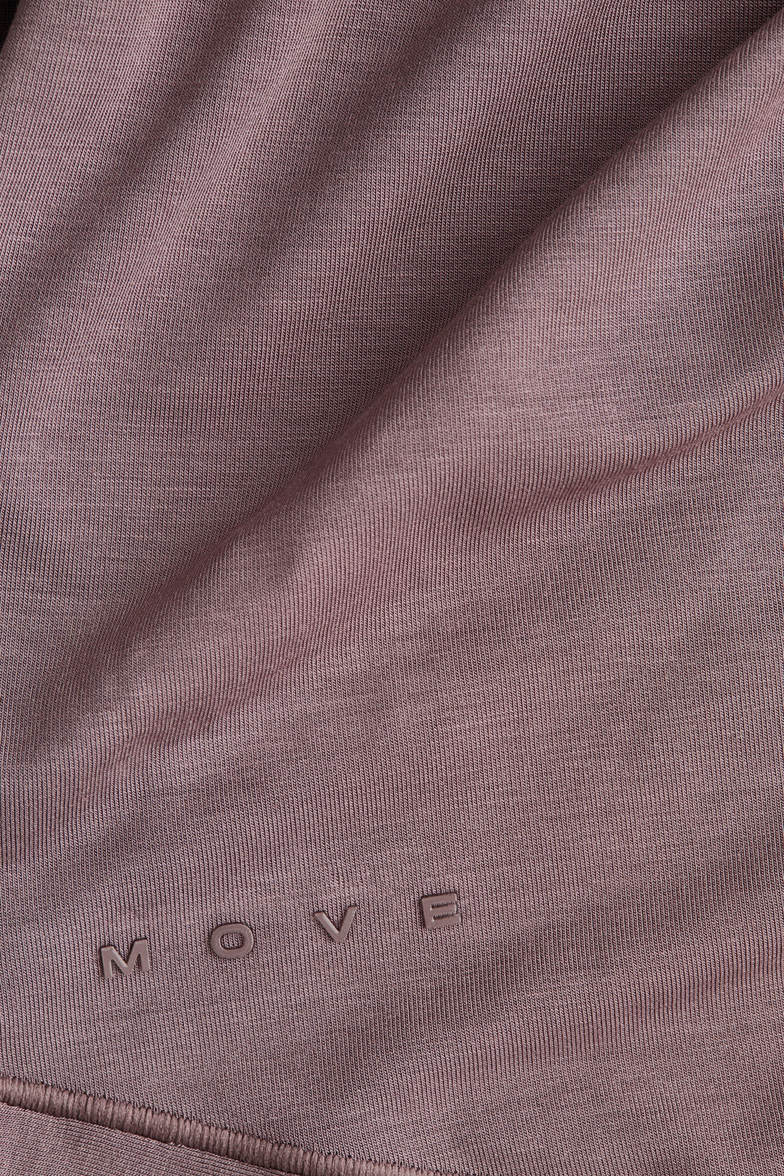 Cropped Yogashirt mit Langarm-Mattes Mauve - 3