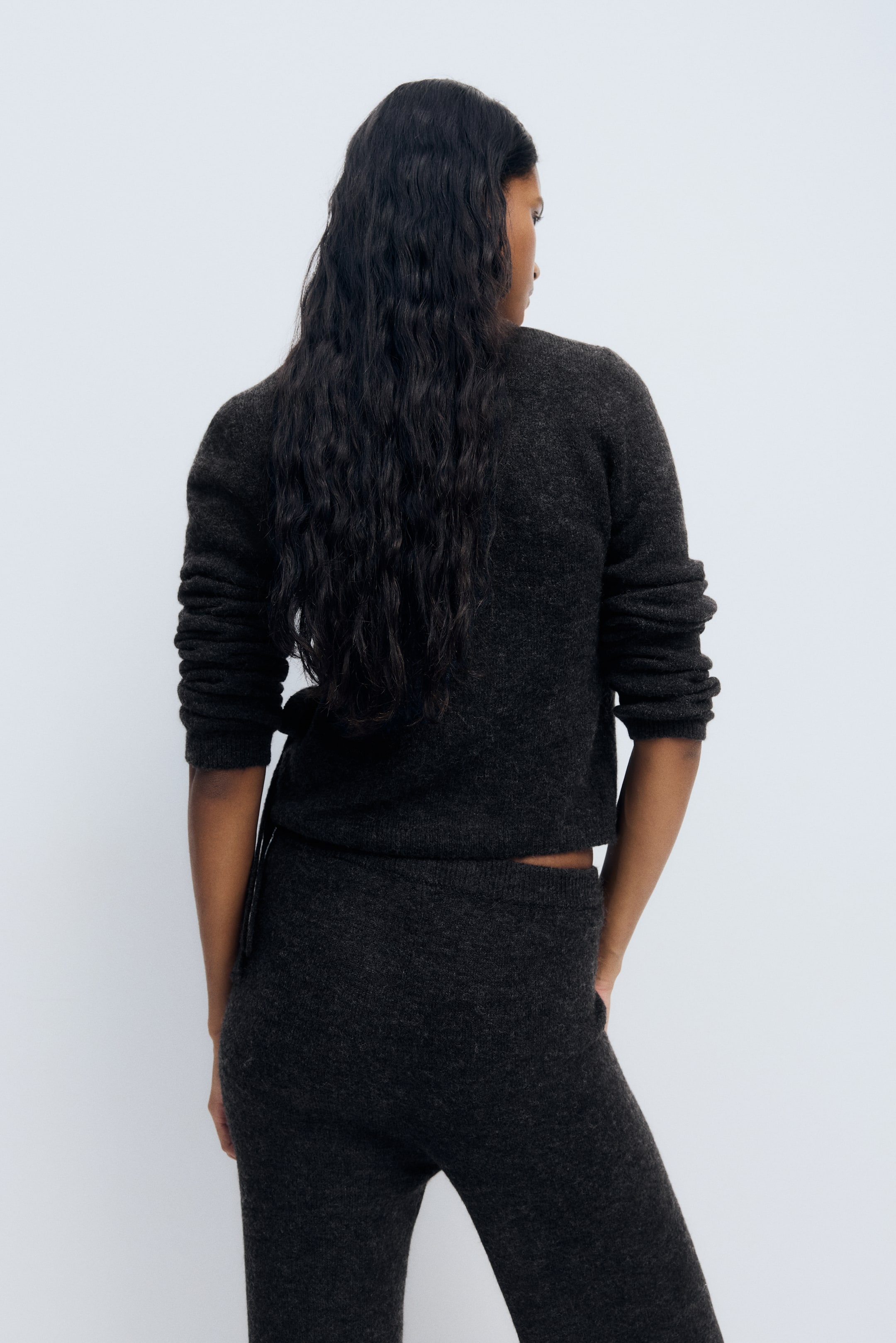 拡大画像を表示: ラップカーディガン - ダークグレー - レディース | H&M JP 4