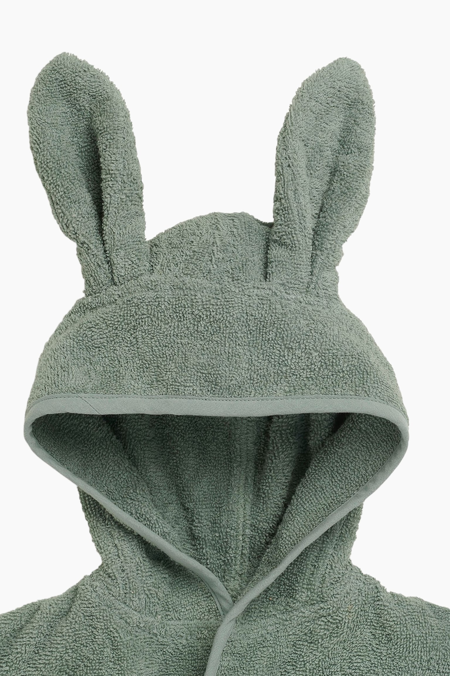 Terry Bathrobe 1-2 Years - Ash Green/Sea Green/Biscuit/Nougat/Wild Rose - 5