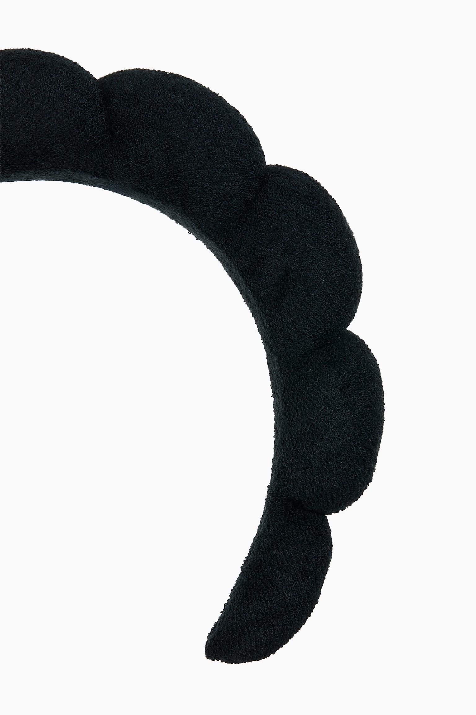 Женские аксессуары для волос H&M Padded Beauty Headband, цвет: Чёрный — фото 2