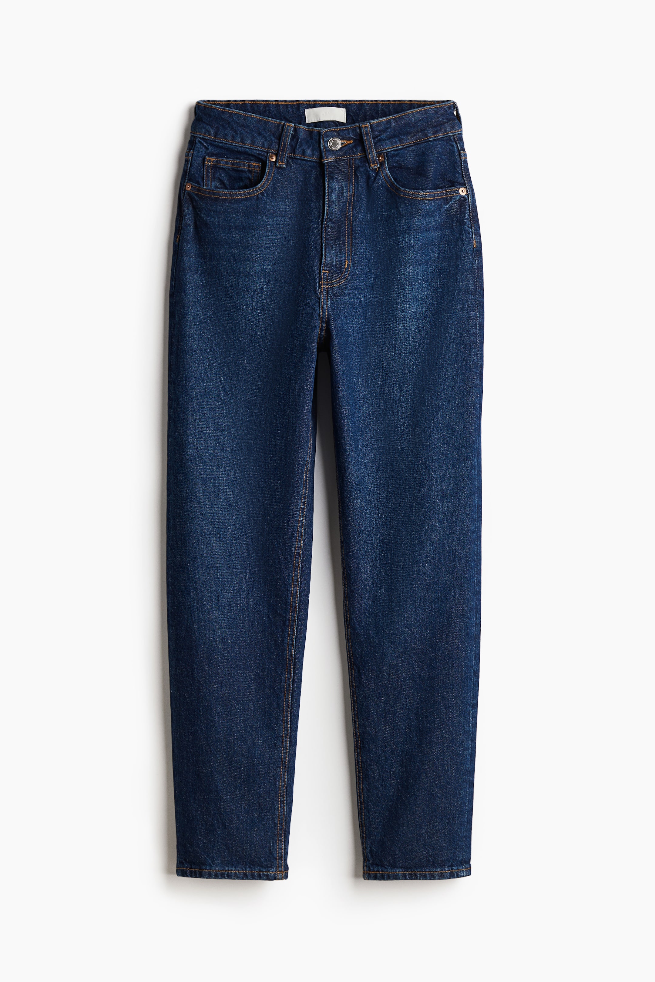 Slim Mom High Ankle Jeans - Dark denim blue - Ladies | H&M GB 4