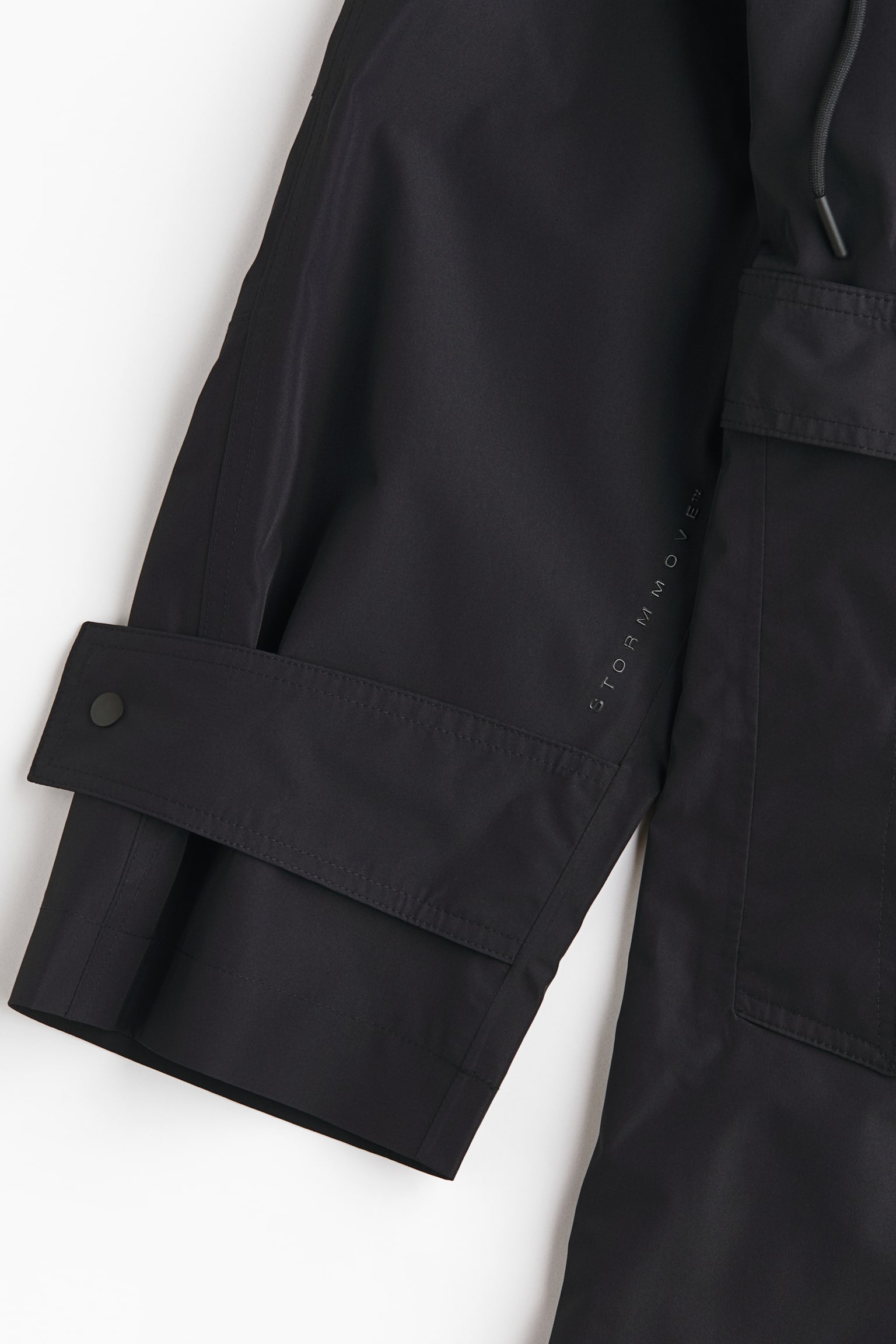 Женские куртки H&M Raincoat with StormMove™, цвет: Чёрный — фото 8