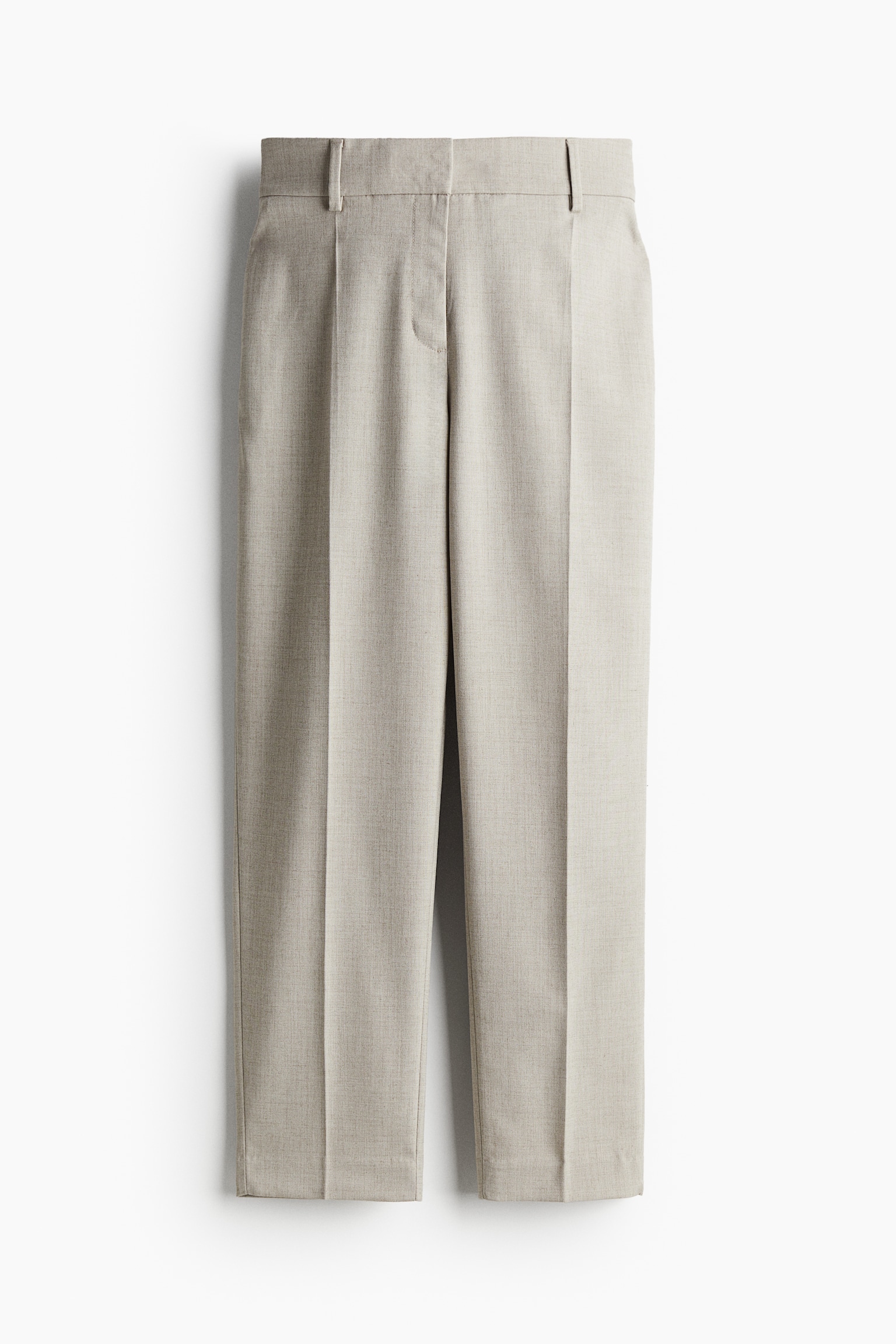 Cigarette trousers - Light beige marl/Black/Dark grey-green/Powder pink/Navy blue/Navy blue/Grey/Checked/Light beige - 2