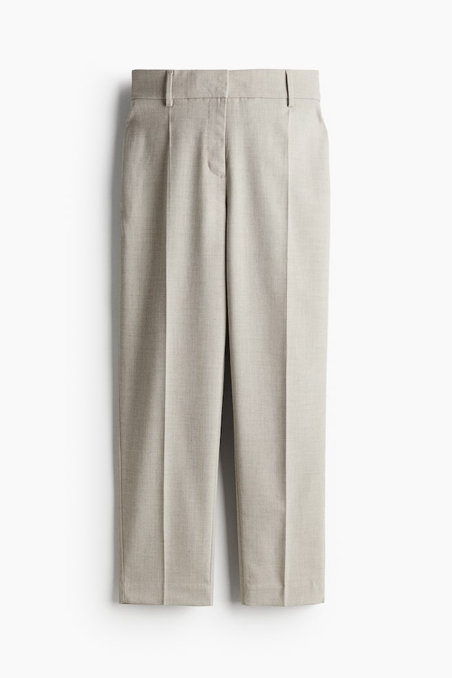 Pantalón pitillo - Beige claro jaspeado - 1