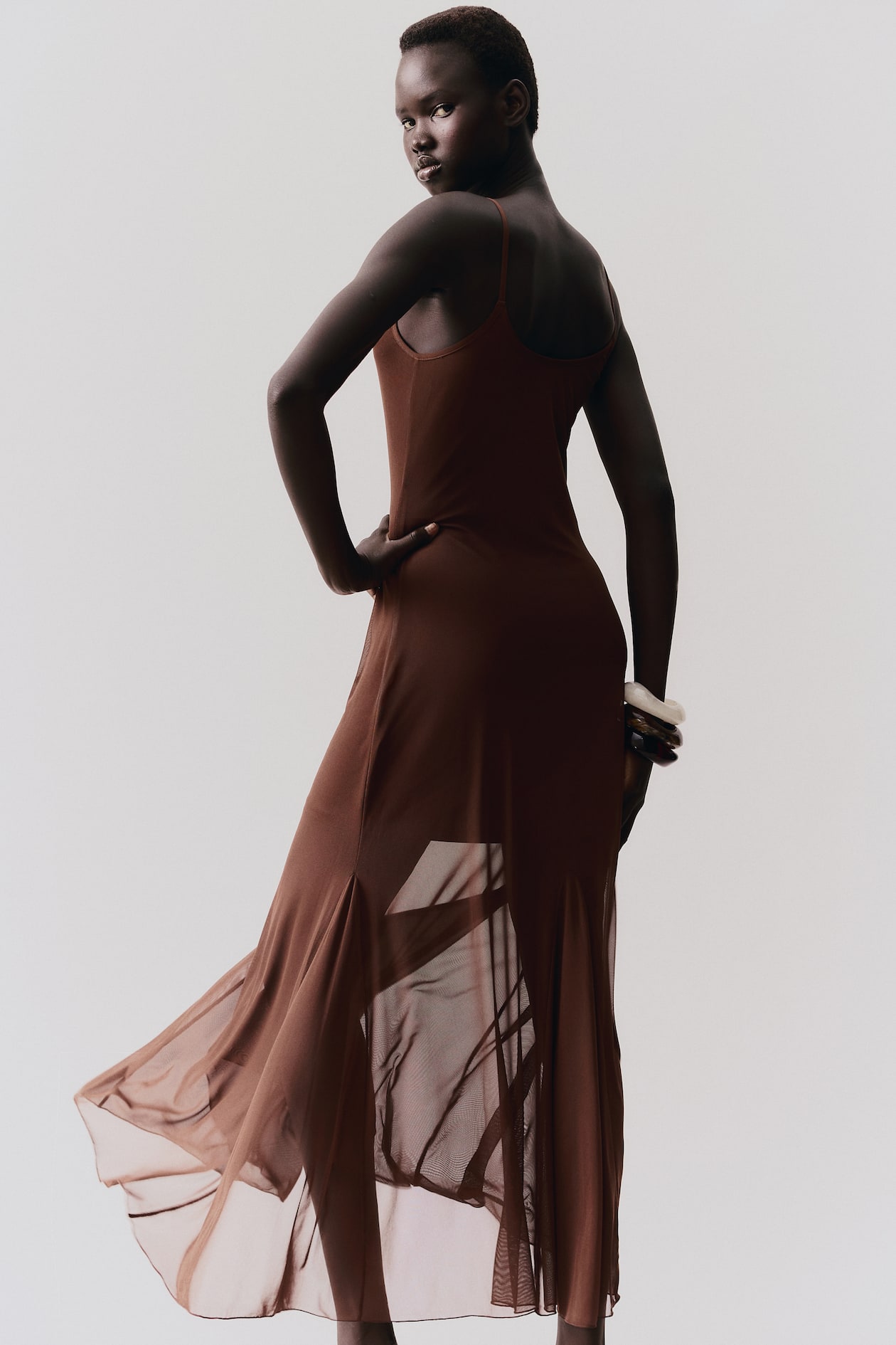 Strappy Mesh Dress - image 2