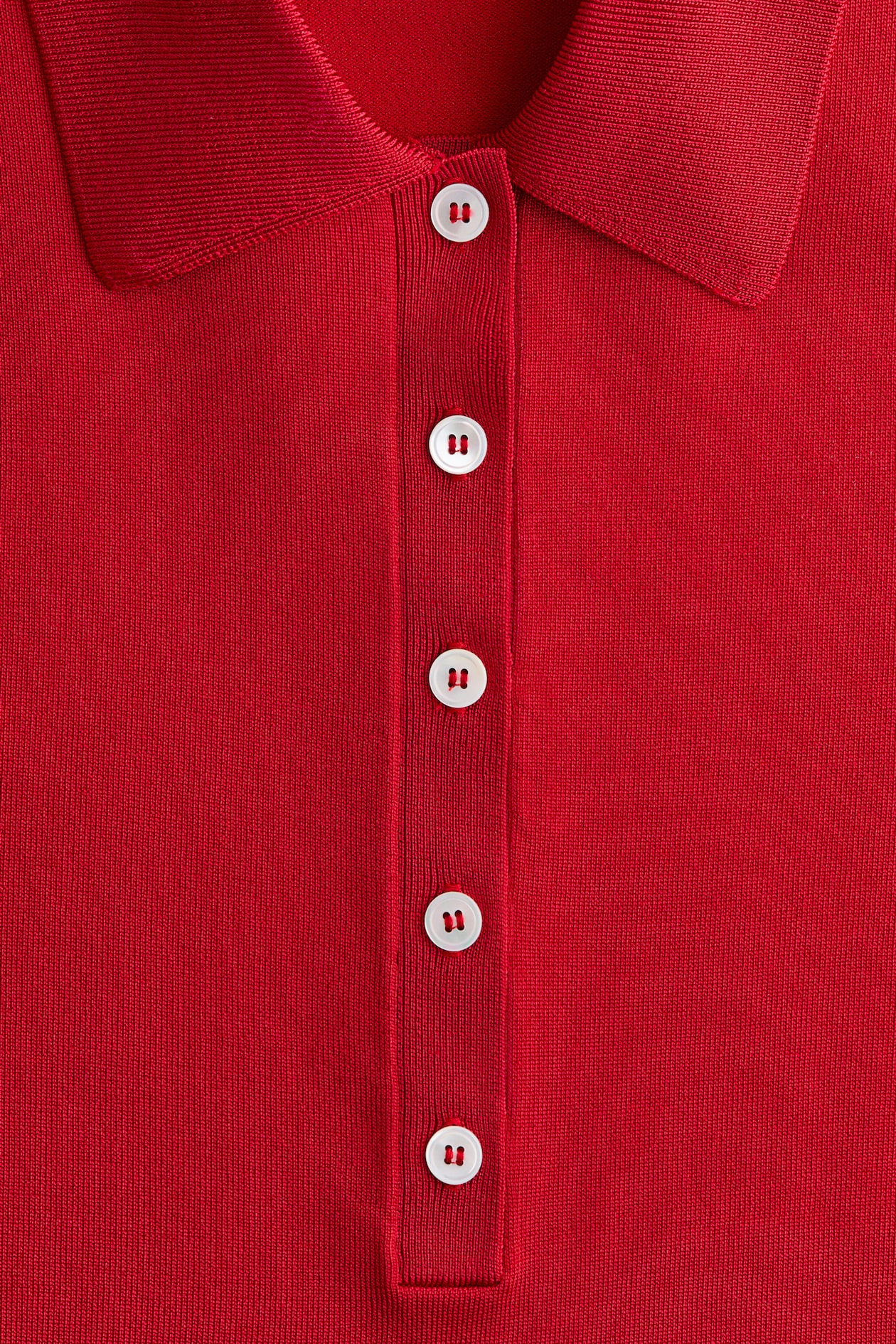 Fine-Knit Polo Shirt - image 5
