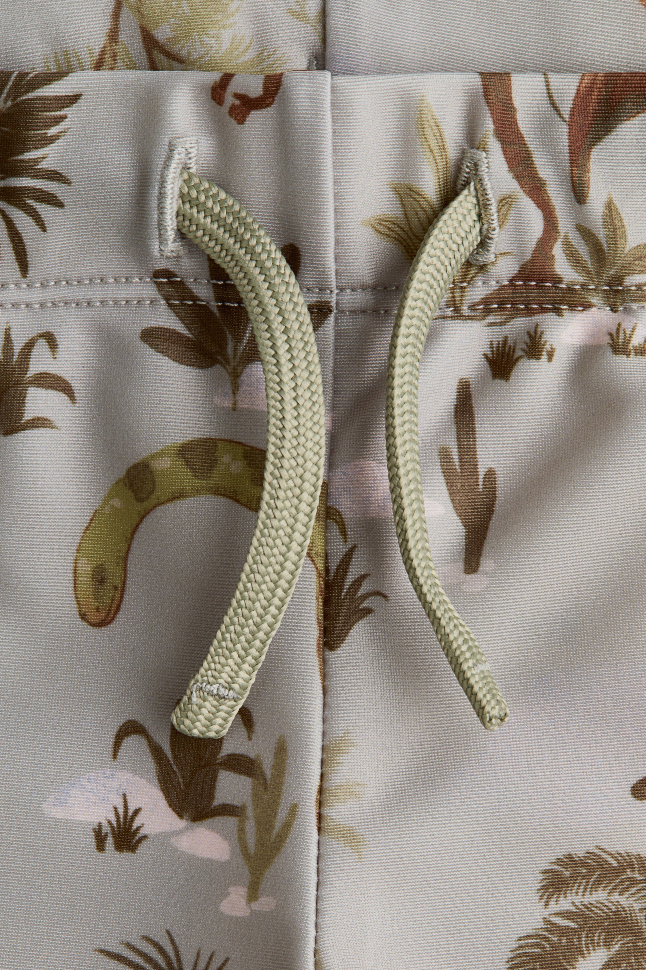 View larger image: Printed swimming trunks - Light grey/Dinosaurs - Kids | H&M HK 2