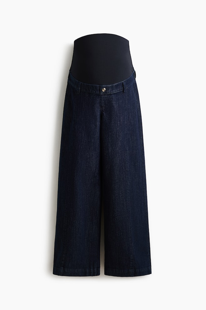 MAMA Wide High Jeans - Dunkles Denimblau - 1