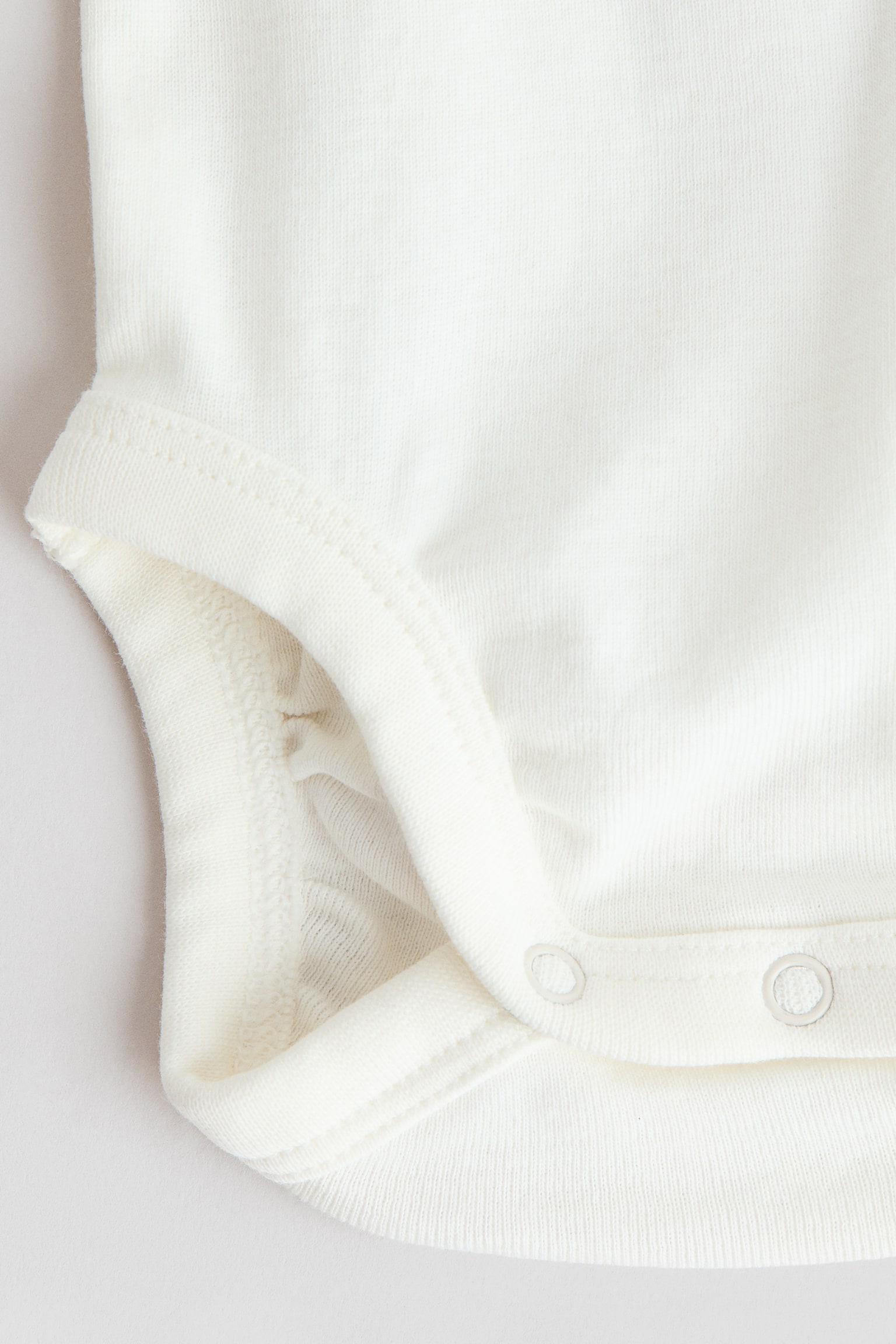 2-piece cotton set - White/Beige striped - 6