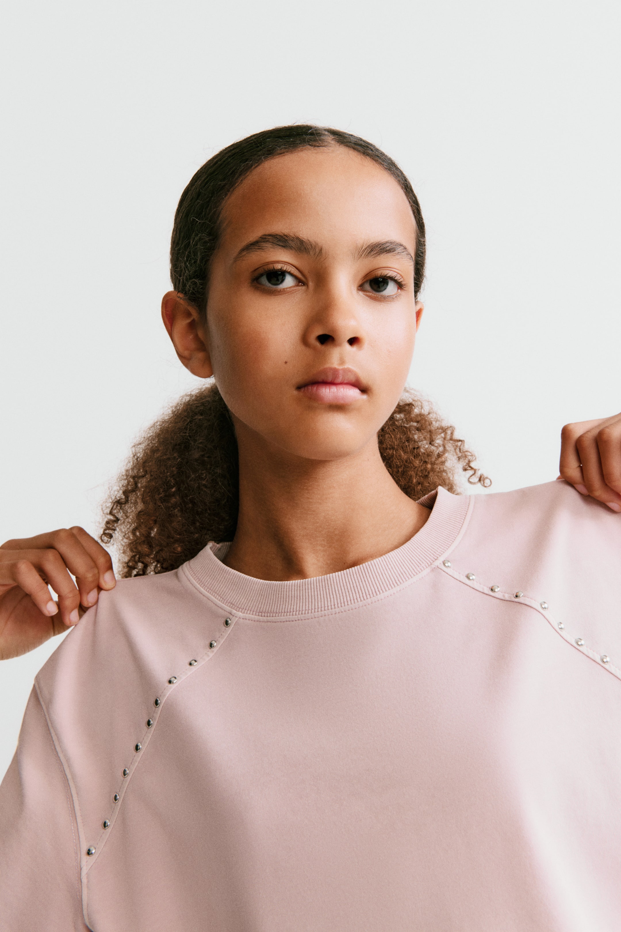 Детские футболки H&M Studded Cotton T-Shirt — фото 3