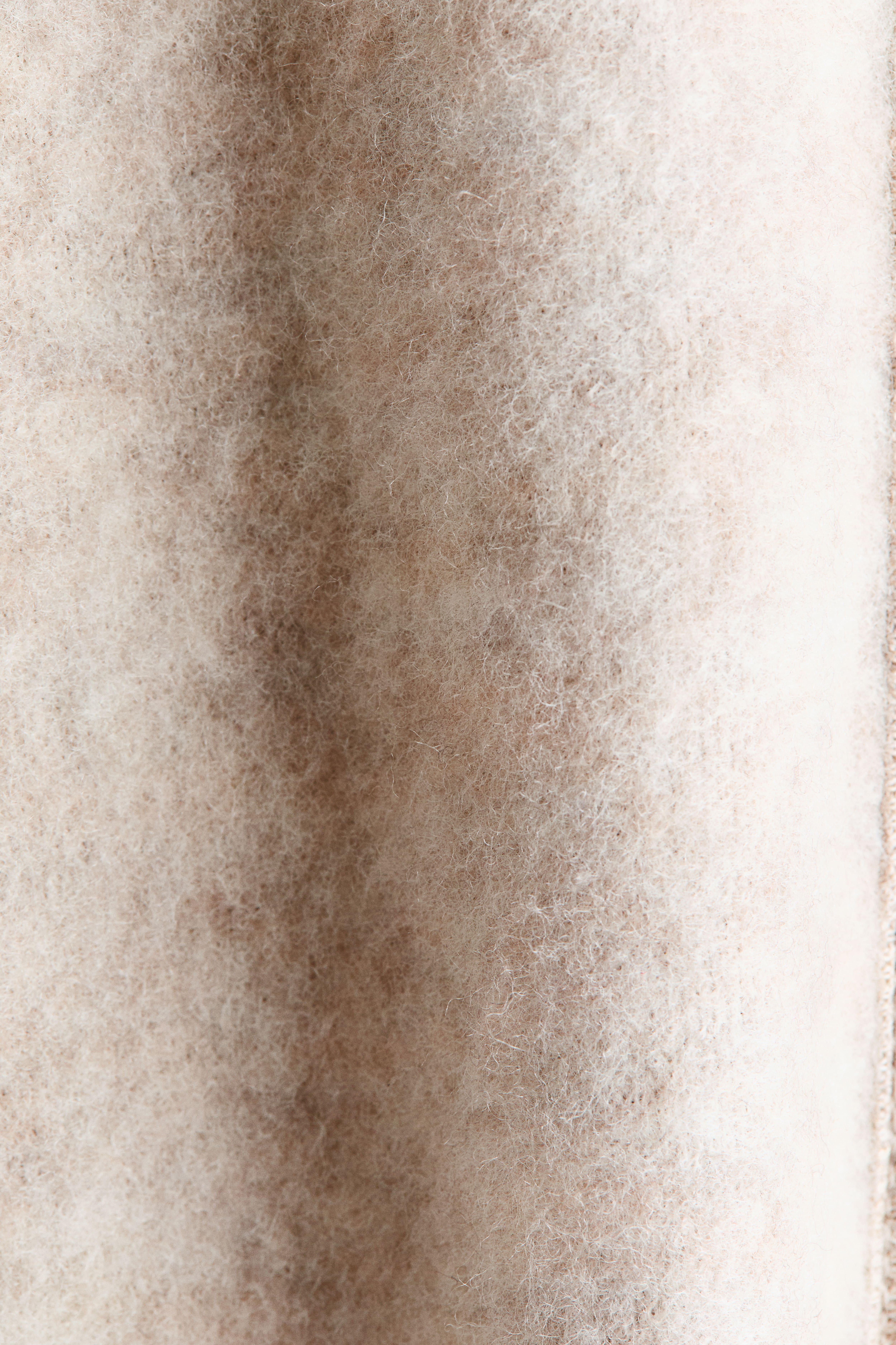 Wool-Blend Fleece Cardigan