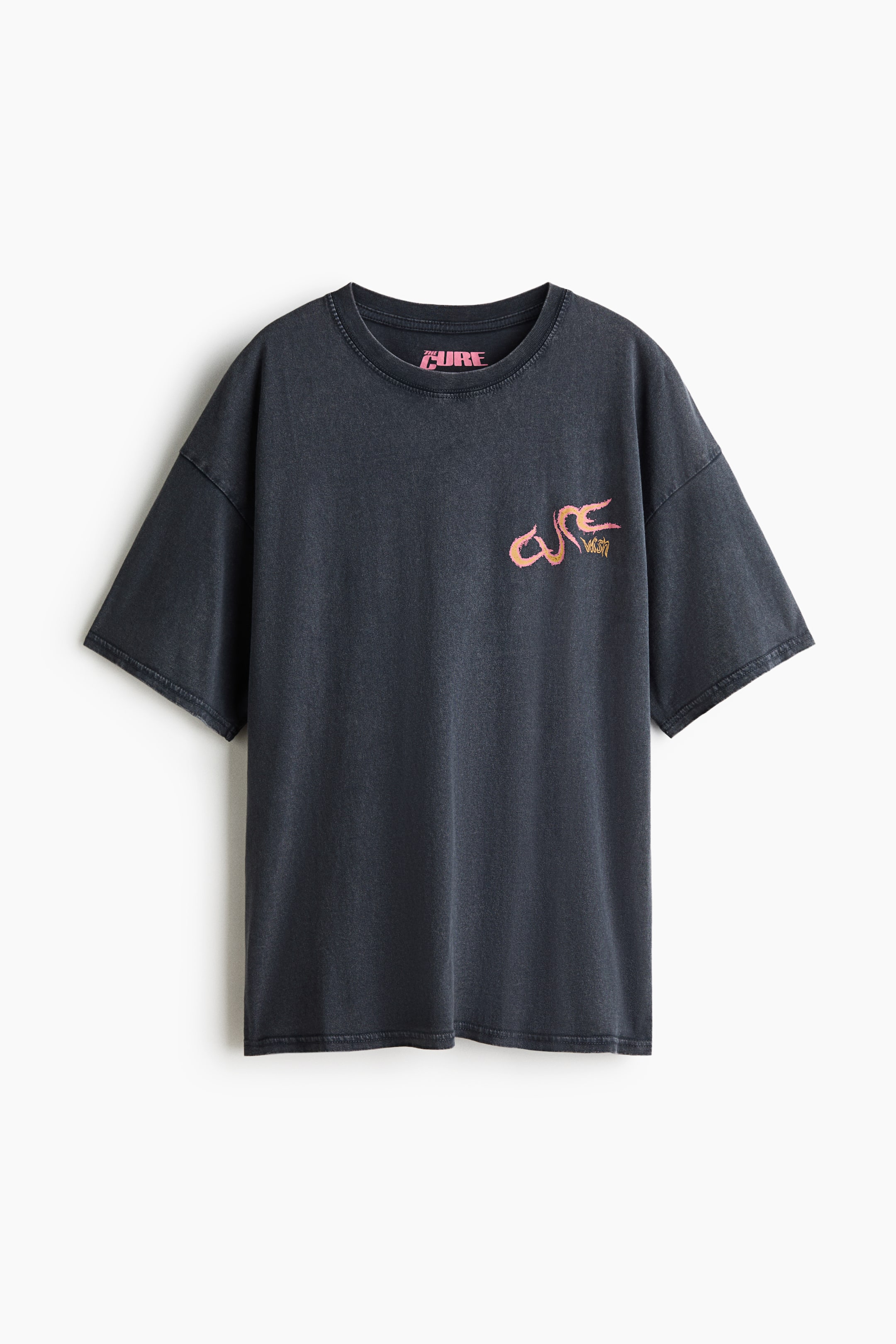 View larger image: Oversized printed T-shirt - Dark grey/The Cure - Ladies | H&M 1