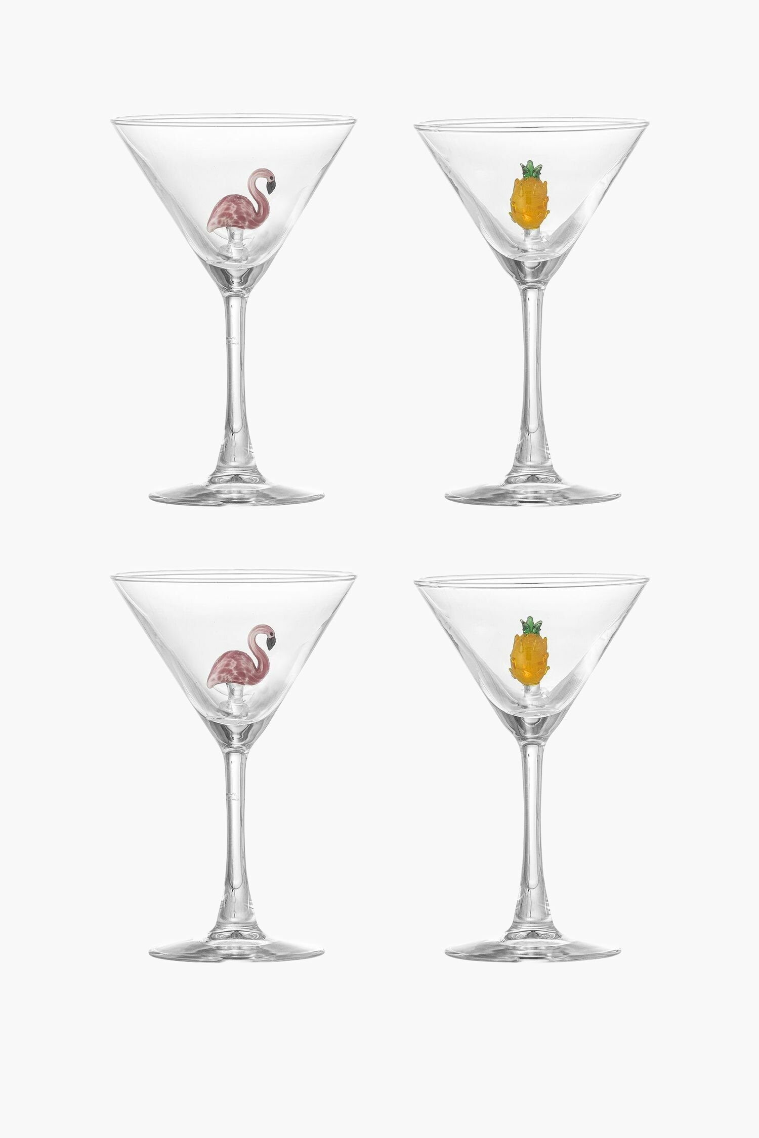 Bloomingville - Misa Cocktail Glass. Set De 4 - Transparente