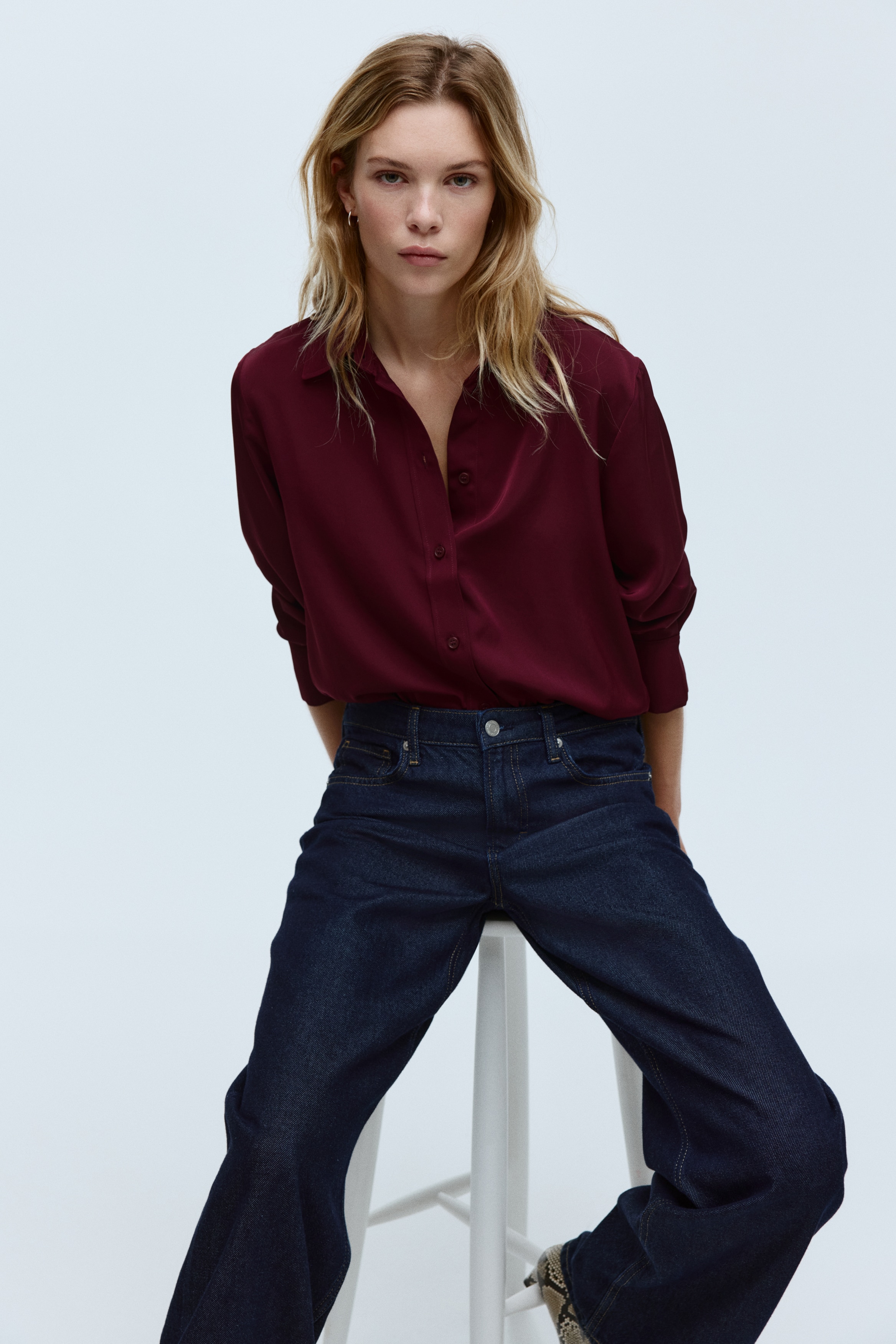 H & M - シャツ - レッド