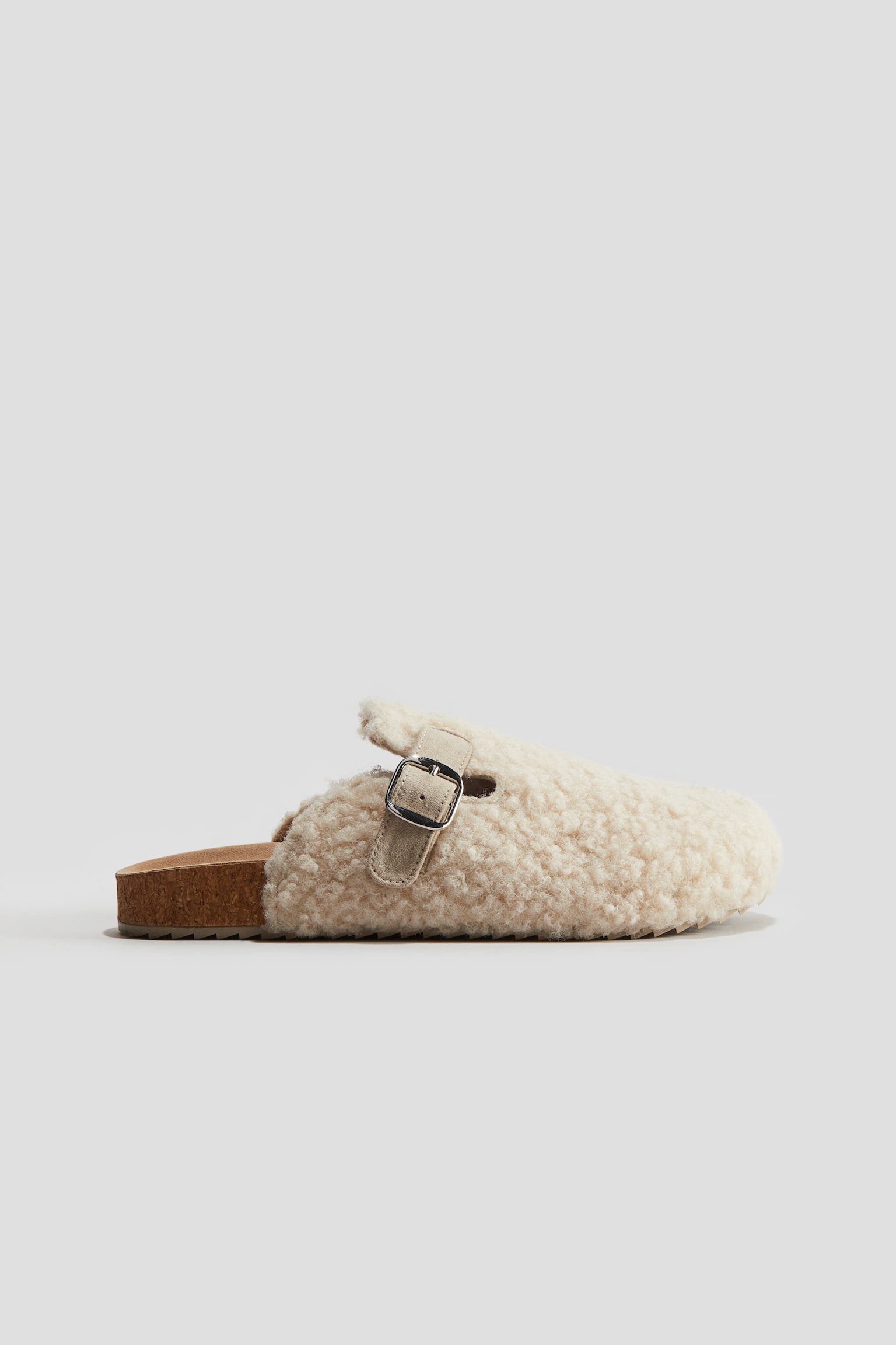 Teddy slippers - Cream - 1