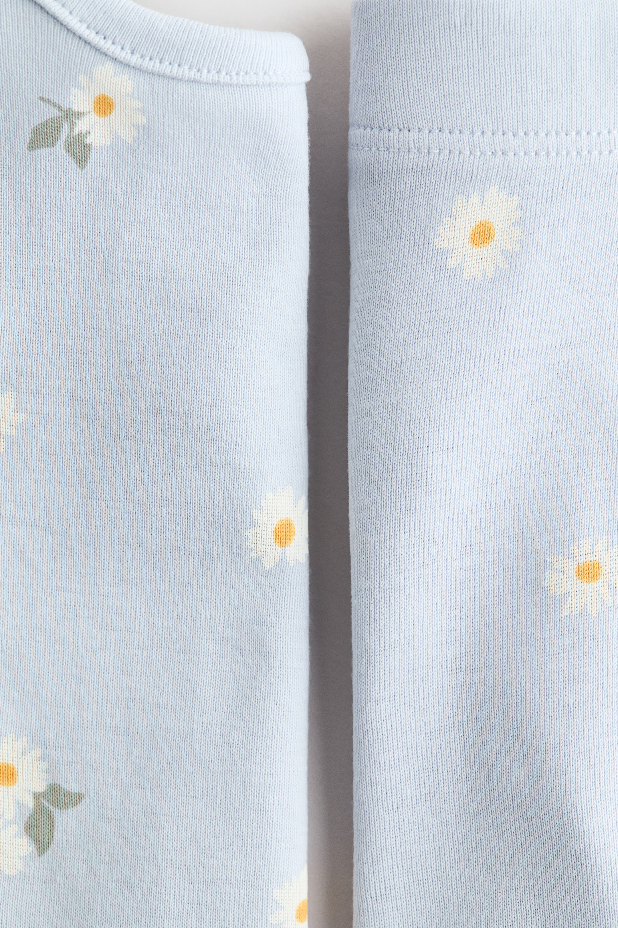 Snug Fit Printed Cotton Pajamas