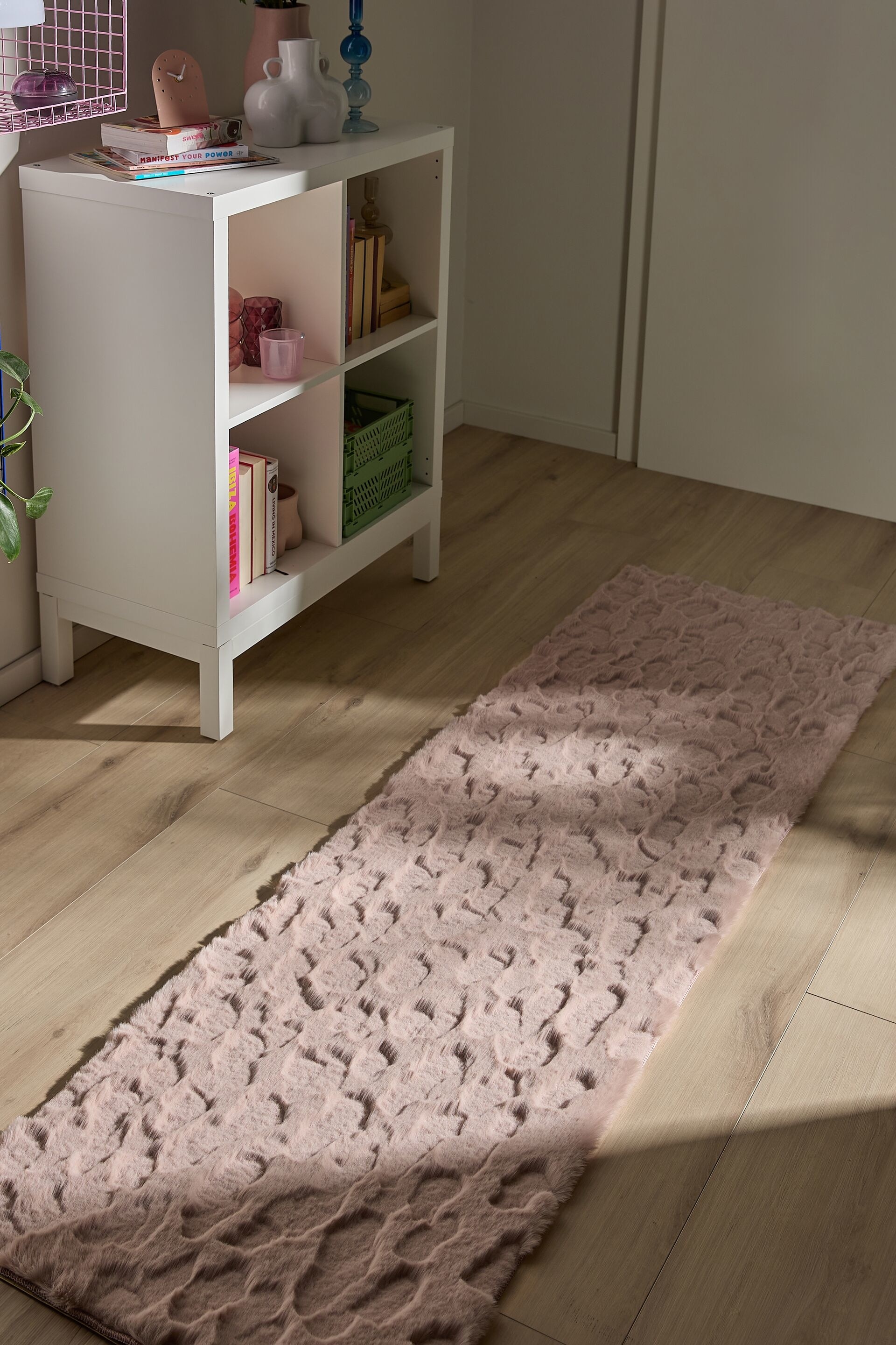 Juoksija Immy - Vaaleanpunainen/Vihreä/Kerma/Harmaa