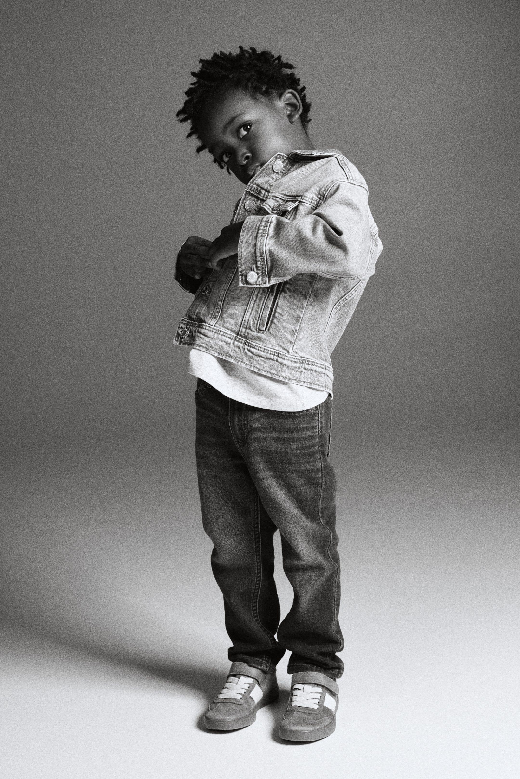 Vis større bilde: Super Soft Slim Fit Jeans - Mørk denimblå - BARN | H&M NO 2