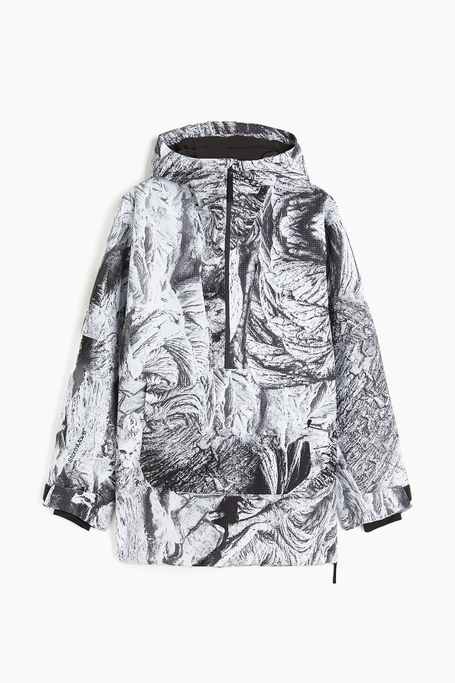 Popover ski jacket in StormMove™ - White/Patterned/Black - 2