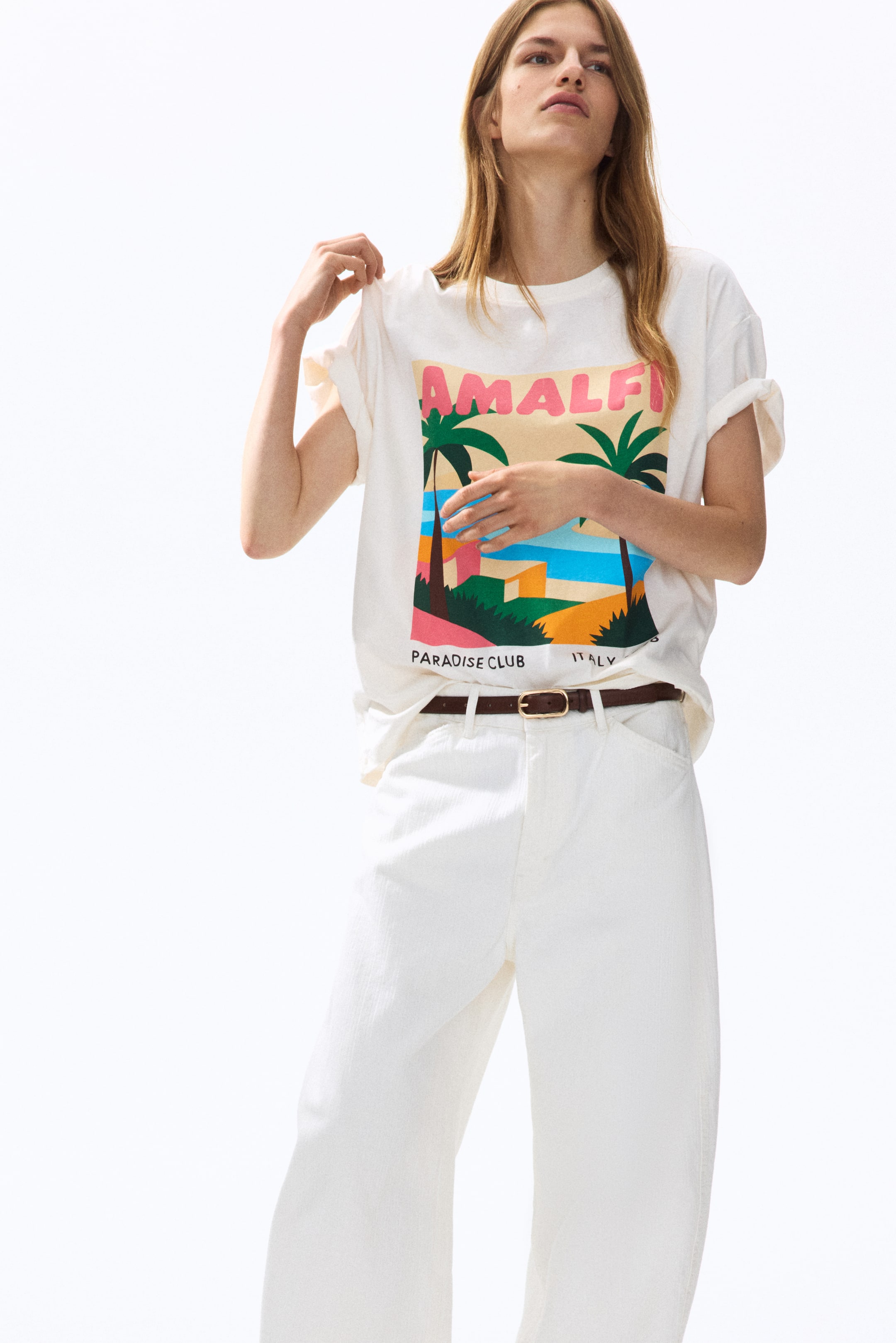 Printed Cotton T-Shirt