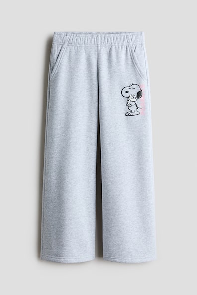 プリントデザインスウェットジョガーパンツ