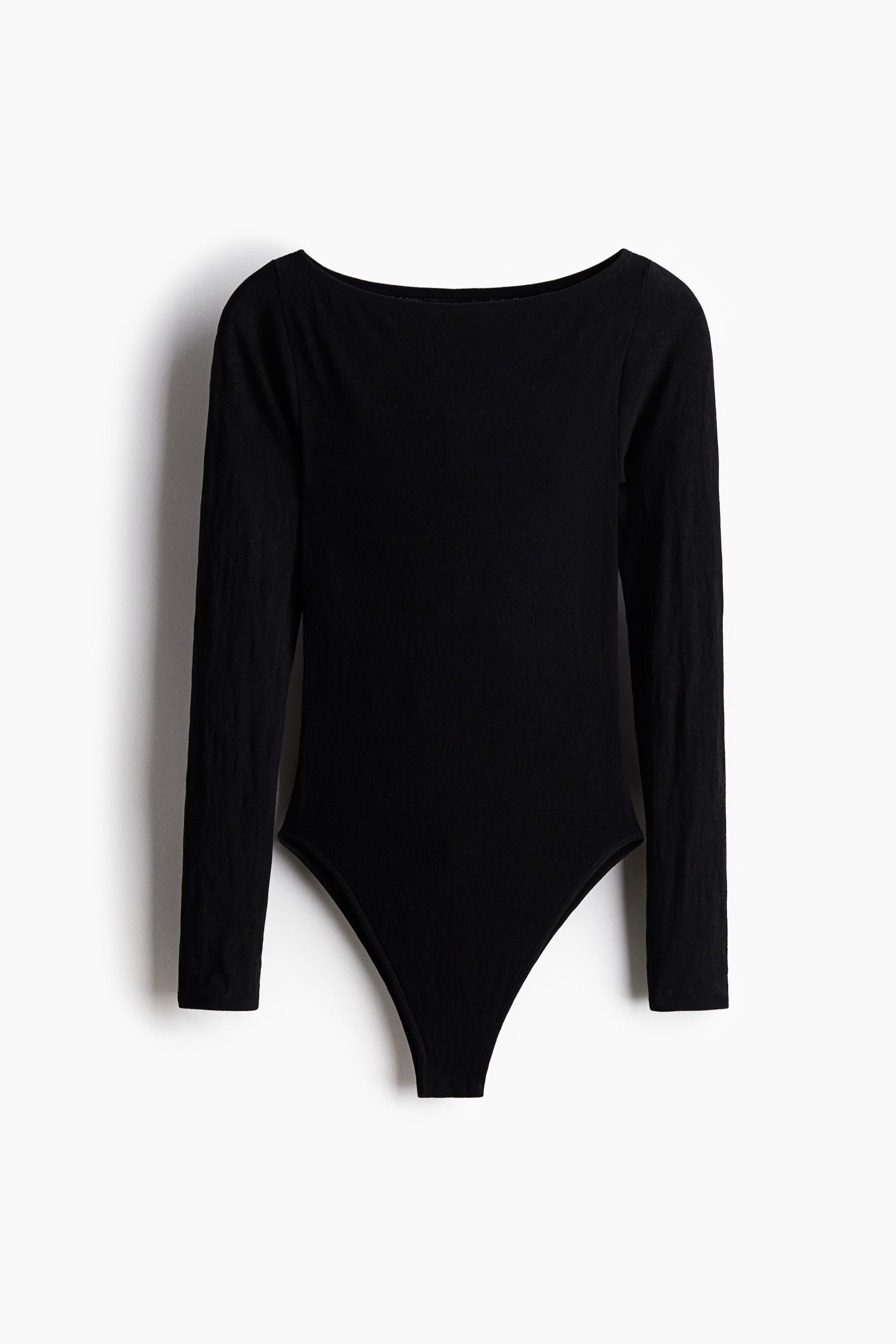 Zobrazit větší obrázek: Bezešvé krajkové body - Černá - ŽENY | H&M CZ 4