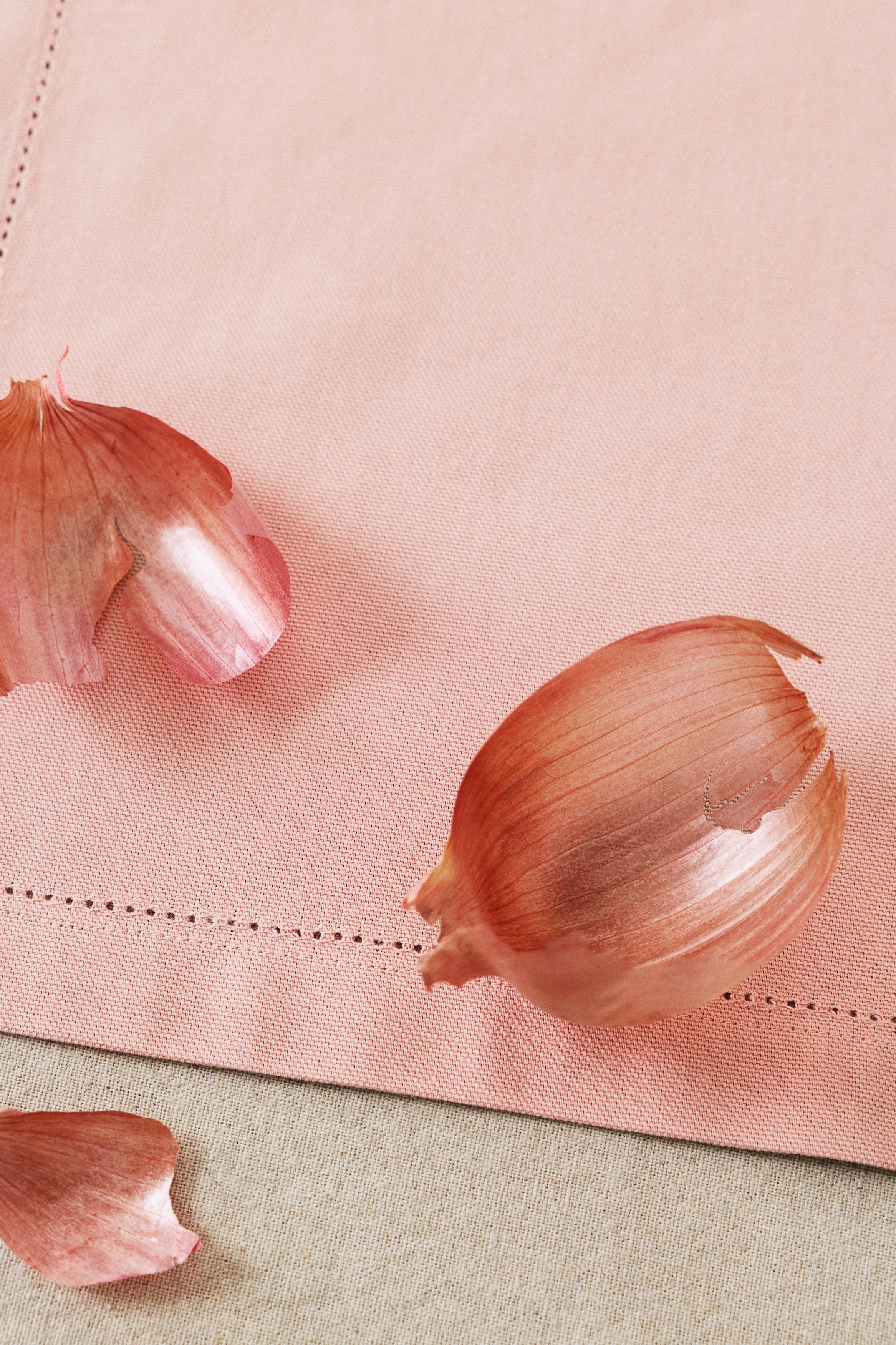 Bavlněné prostírání 4 kusy - Světle růžová/Šalvějově zelená/Bílá/Světle béžová