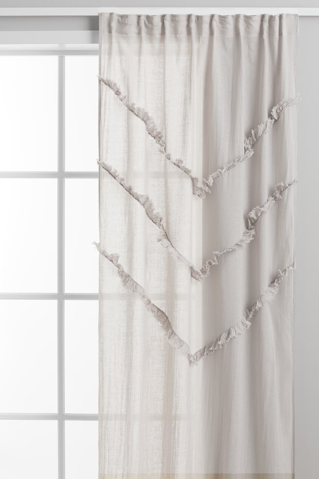 2-pack multiway linen-blend curtains - Greige - 1
