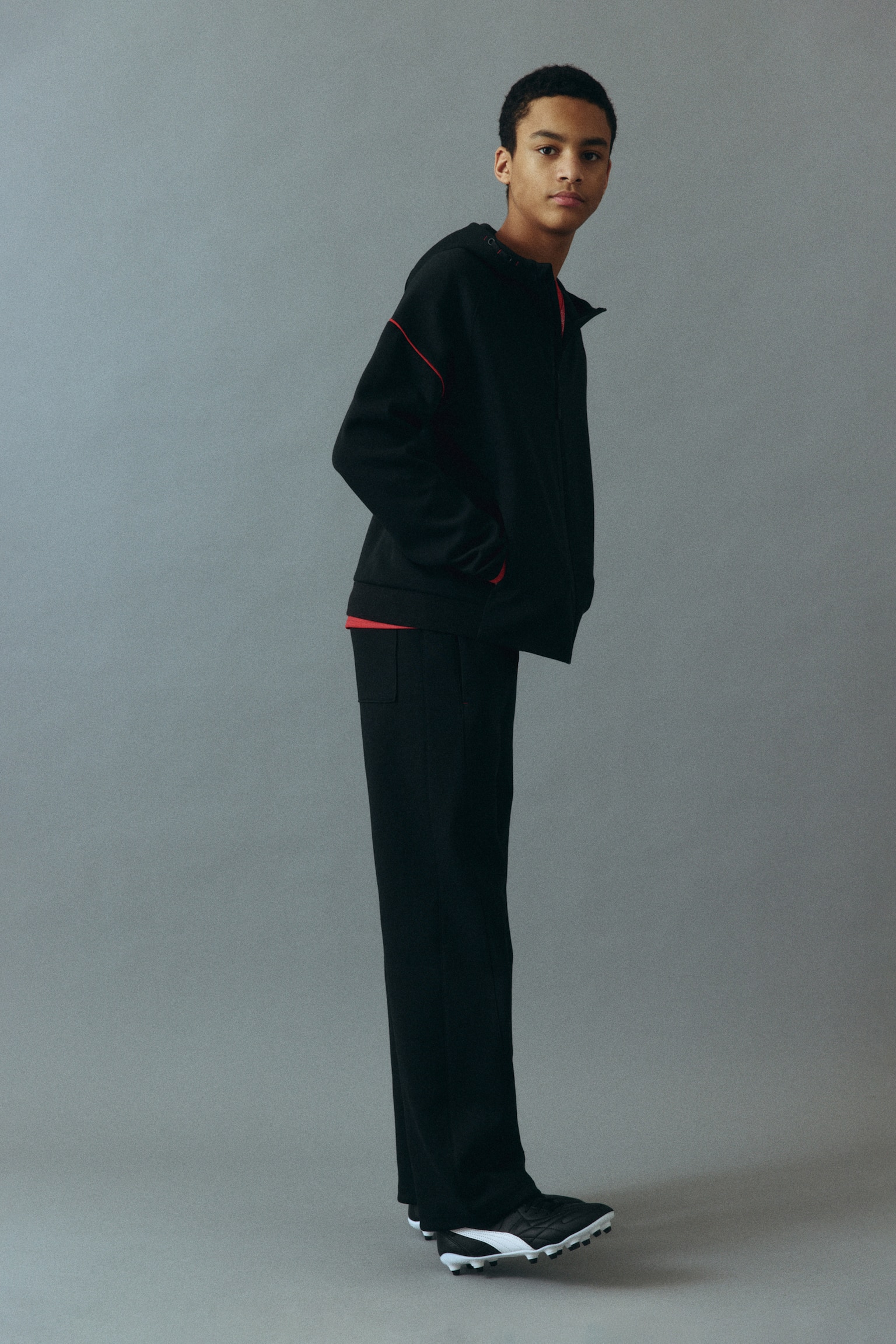 Спортивні джогери Relaxed Fit DryMove™ - Чорний/Приглушений синьо-зелений/Світло-сірий - 6