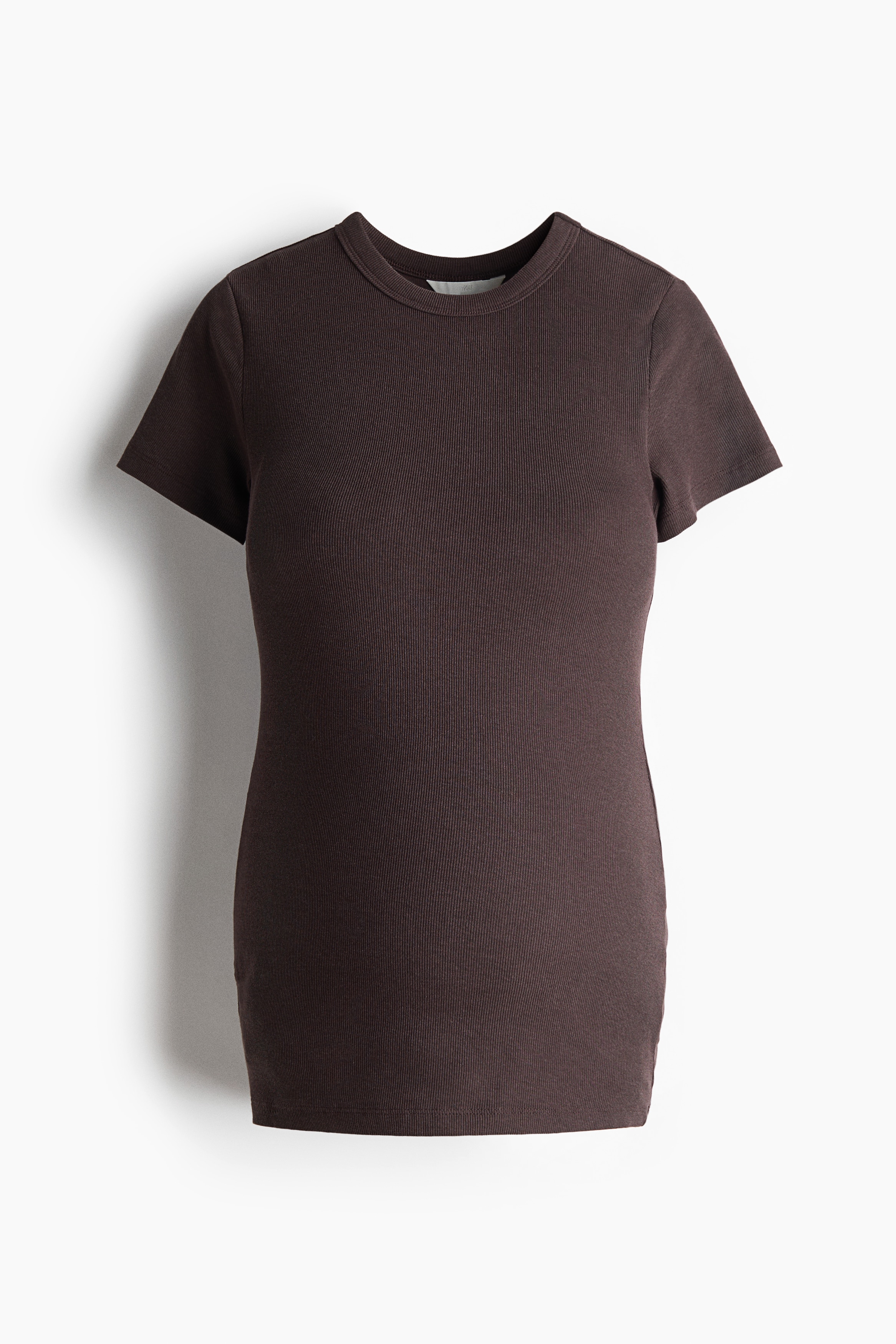 MAMA Ribbed top - Dark brown/White/Black/Light greige/Light pink/Pale yellow/Red