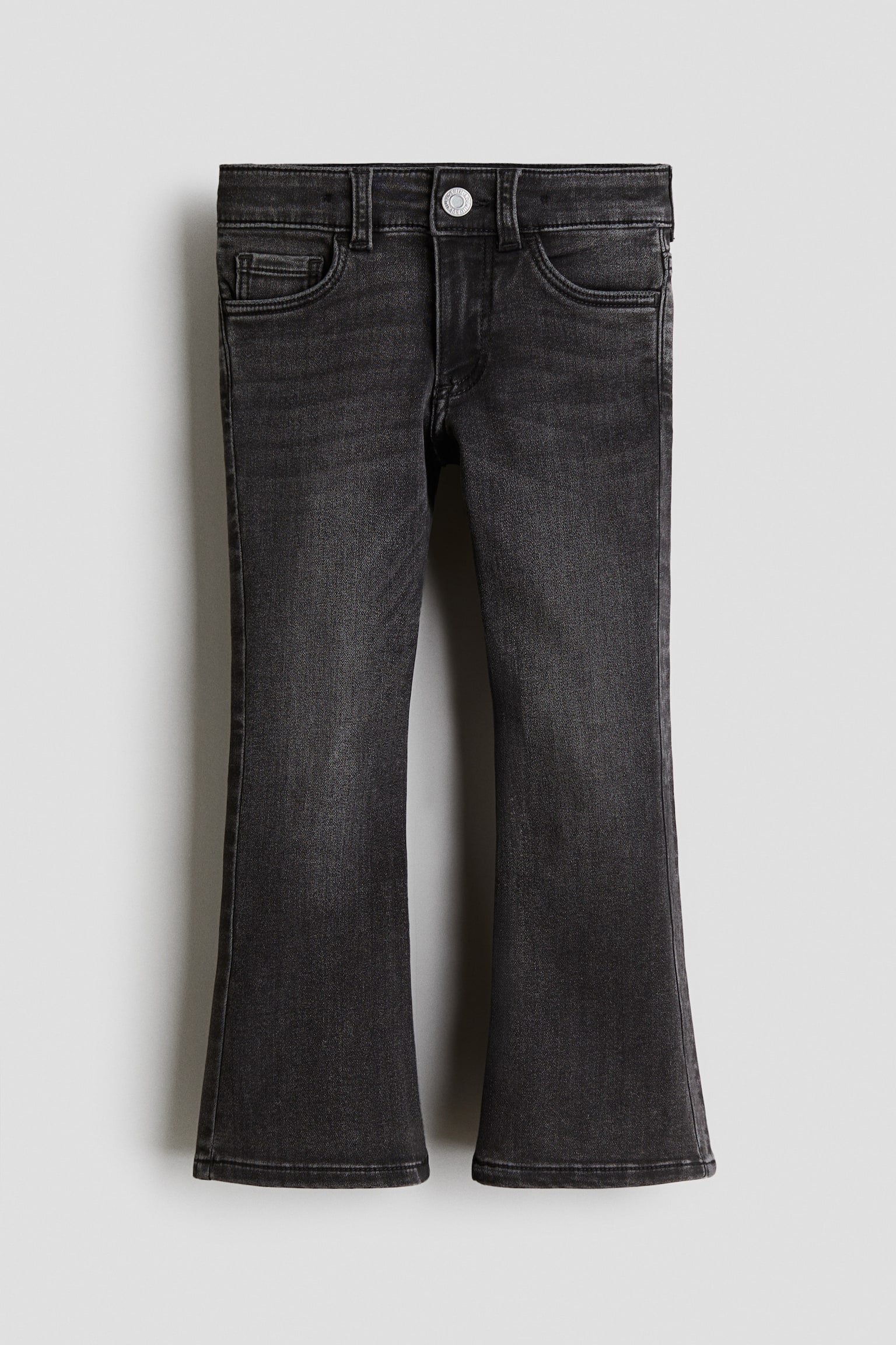 Детские джинсы H&M Super Soft Flared Leg, цвет: Чёрный — фото 1