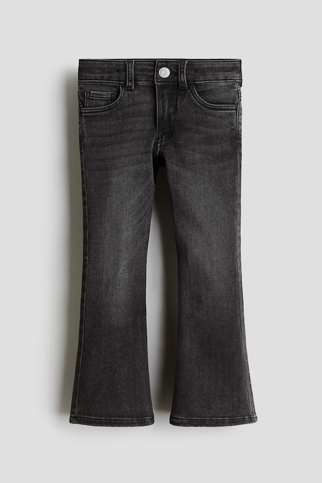 Super Soft Flared Leg Jeans - Black/Light denim blue/Denim blue - 1