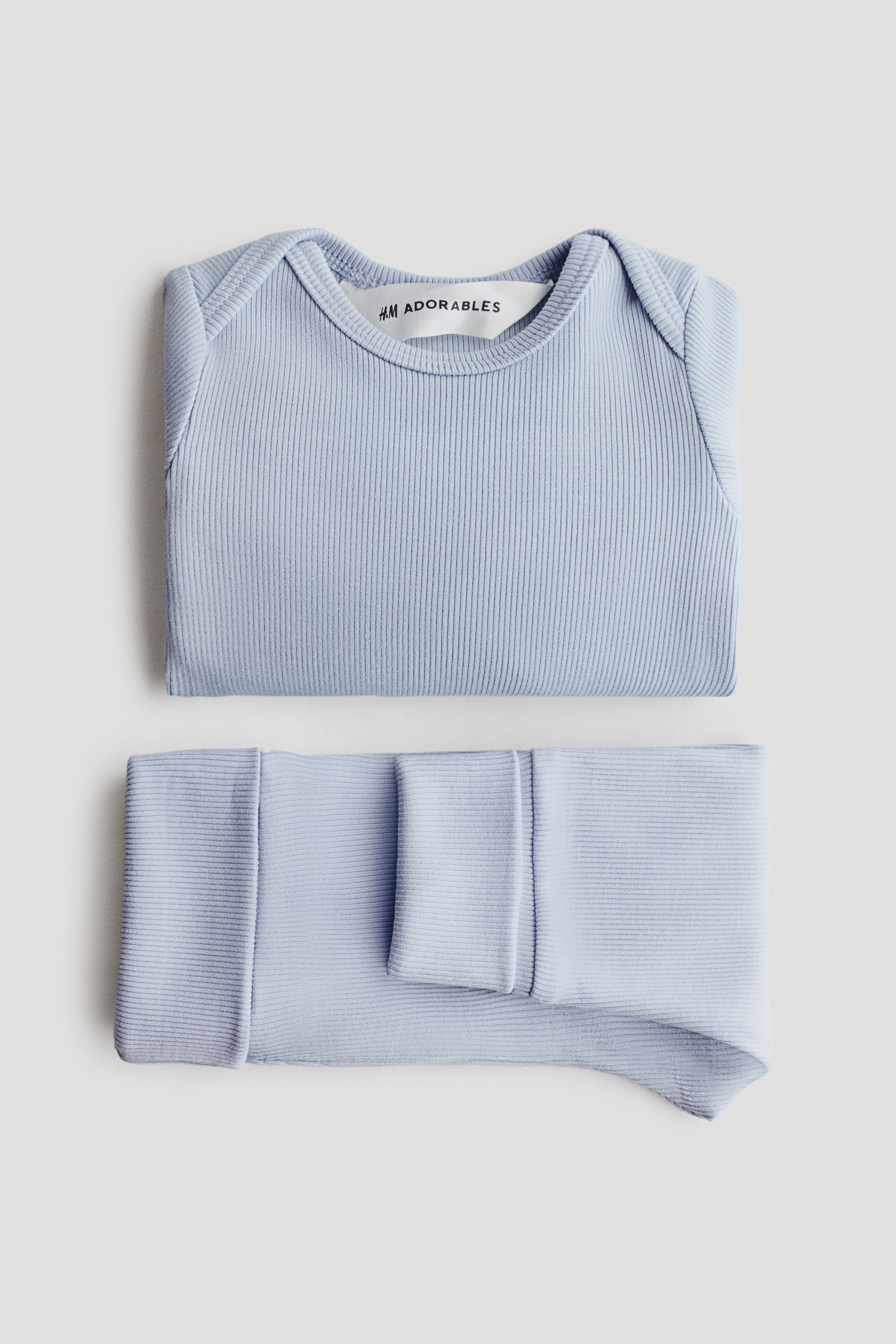 Büyük resmi görüntüle: 2 Parçalı Pima Pamuklu Set - Light blue - ÇOCUK | H&M TR 2