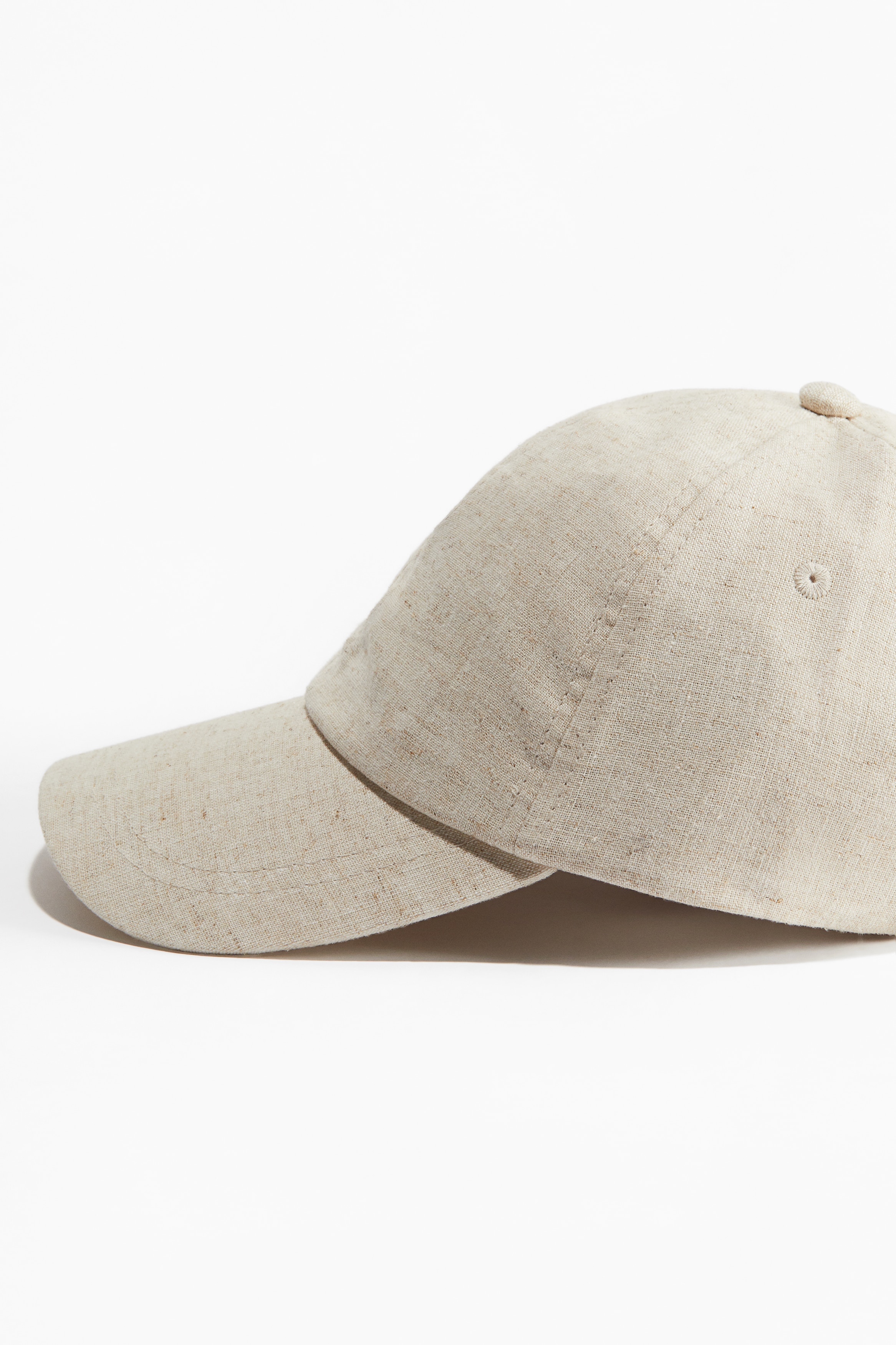Men's Light beige Linen-Blend Cap | H&M US