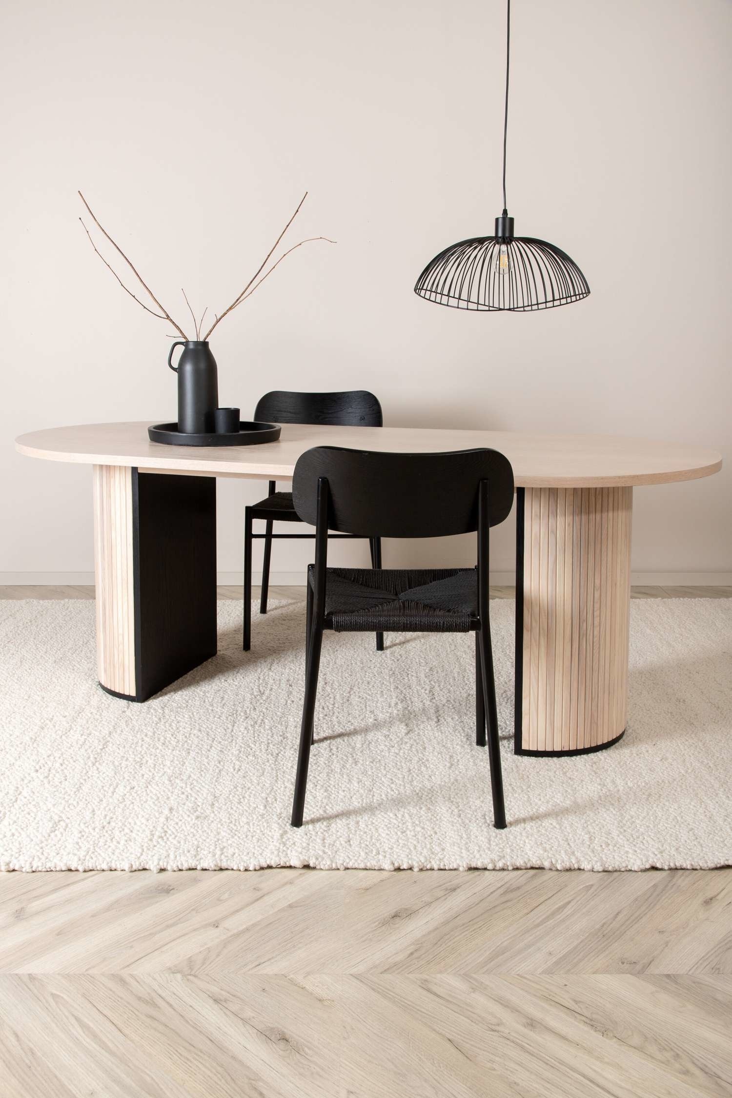 Bianca Spisebord - Finér, Beige