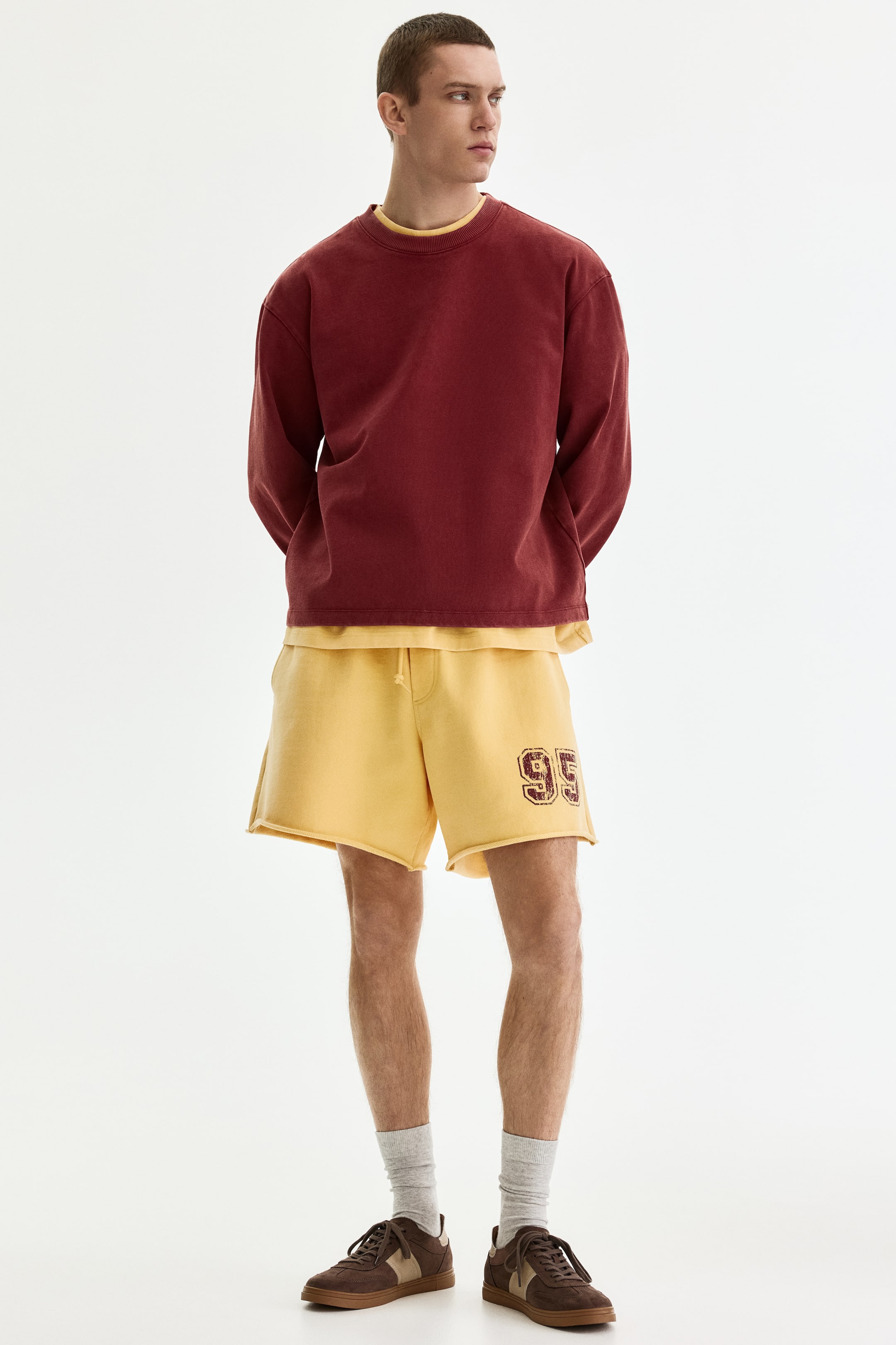 Мужские рубашки H&M Loose-Fit Long-Sleeved Shirt — фото 4